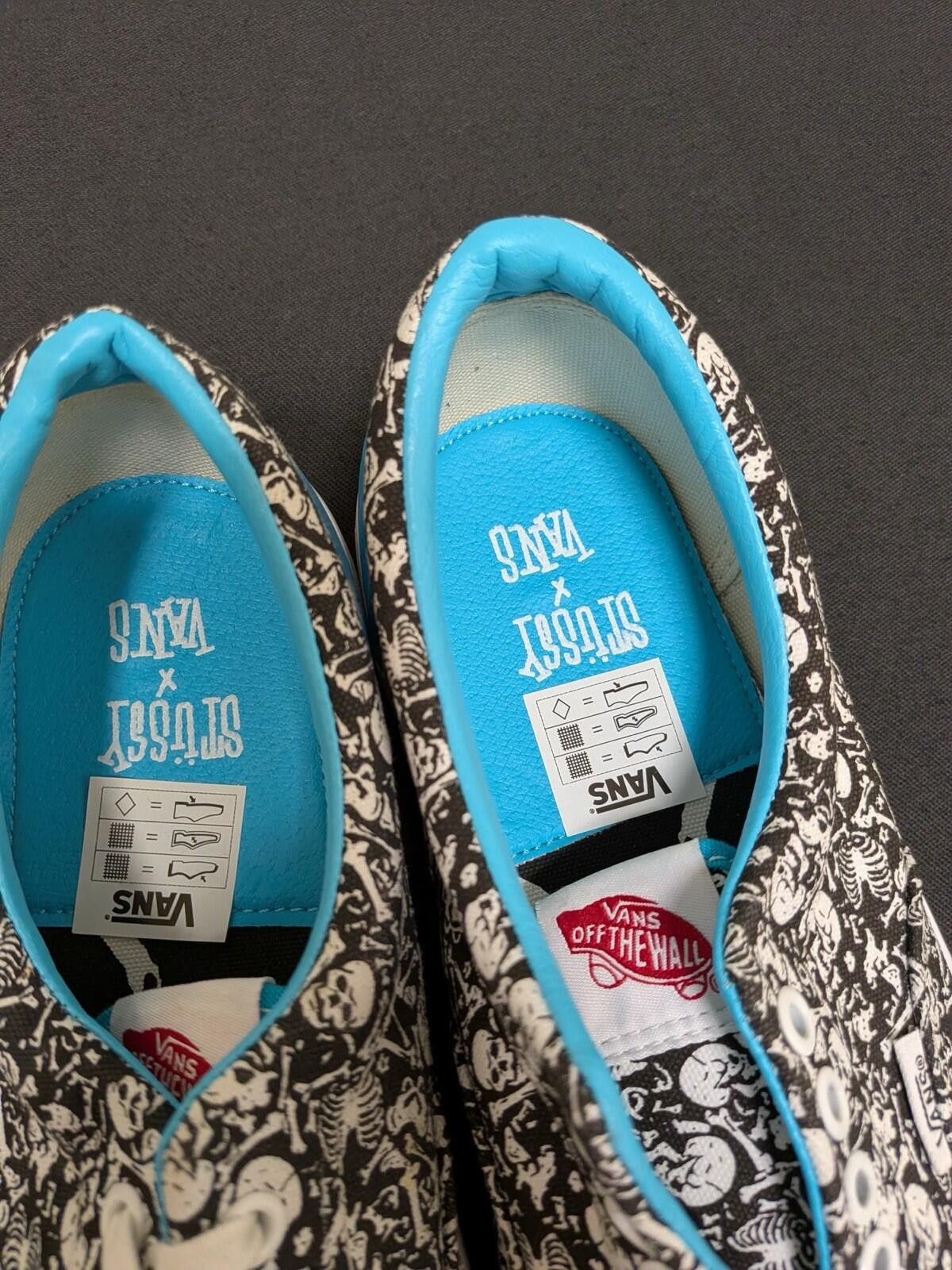 Vans 2014 Vans Vault Stussy OG Era LX Black Bones VN-0OZDC4S US9 Size US 9 / EU 42 - 2 Thumbnail
