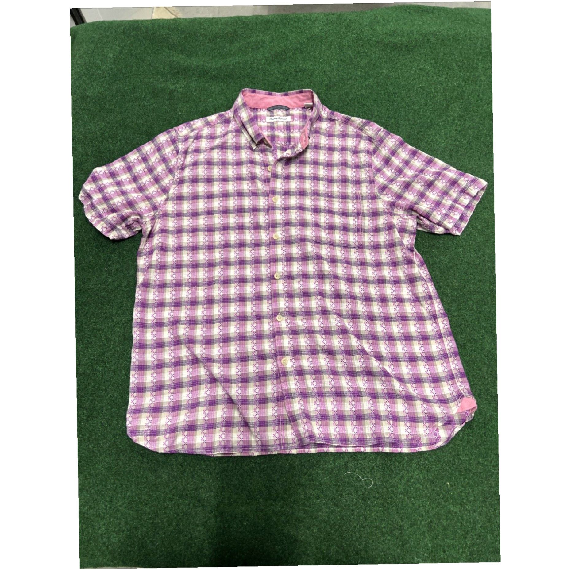 Tommy Bahama Purple Colorful Short Sleeve Hawaiian Shirt Button Up in XL Size from Tommy Bahama Size US XL / EU 56 / 4 - 1 Thumbnail