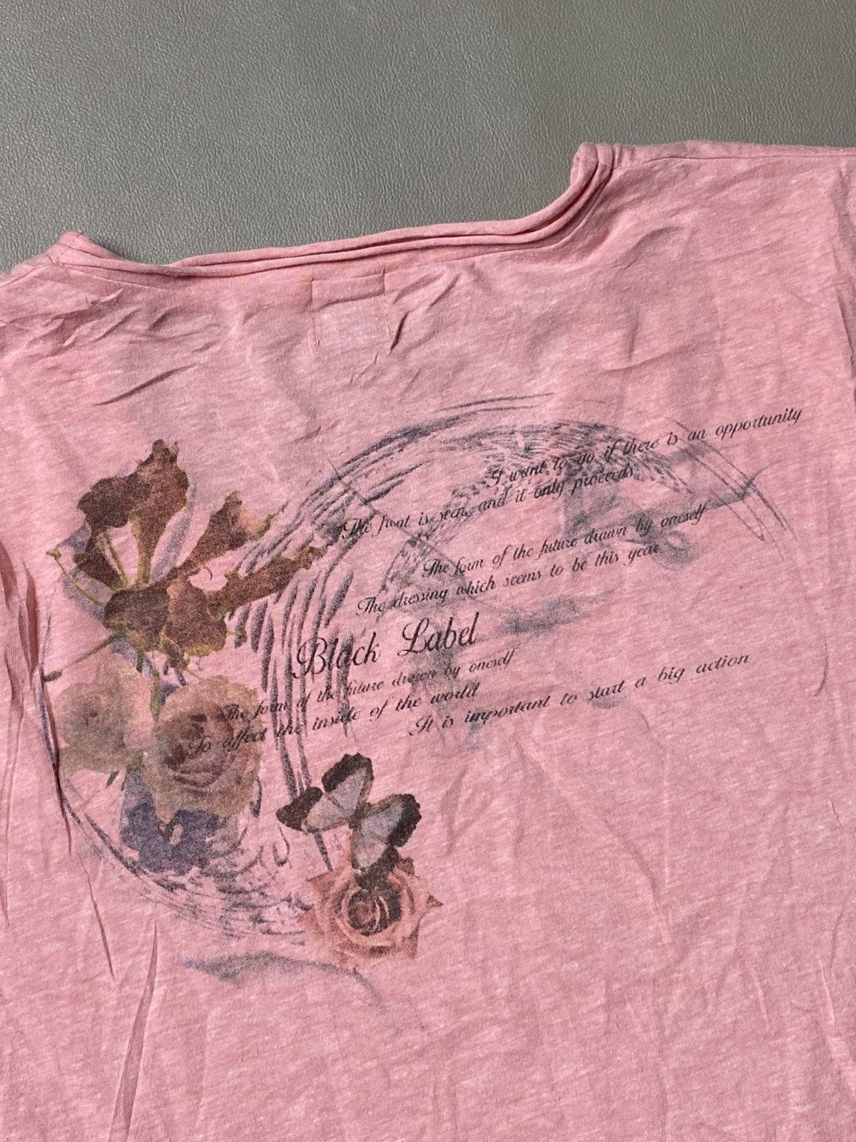 Beauty Beast × Hysteric Glamour × If Six Was Nine Y2K Semantic Design Poem Tshirt Size US M / EU 48-50 / 2 - 5 Thumbnail