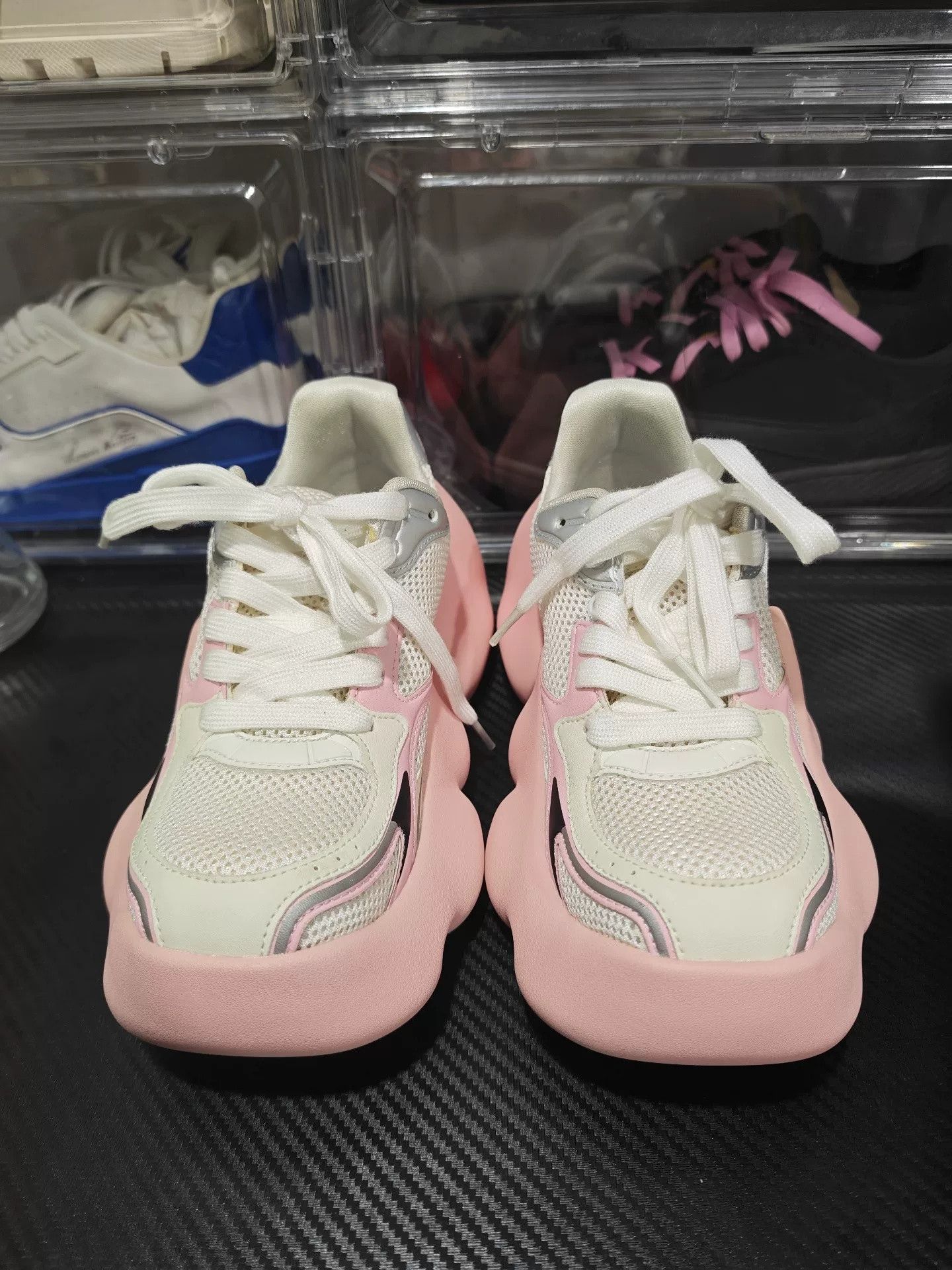 Sankuanz Pink Bumpy Bubble Sneakers, Women's (Size 5) — image 5 of 6
