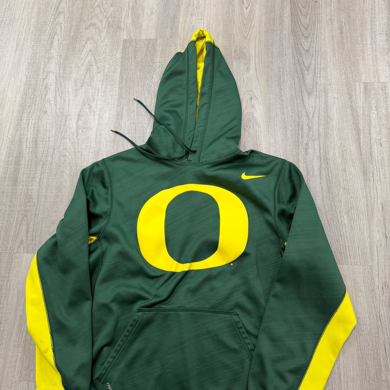 Nike Nike Oregon Ducks Hoodie Men's Small Green Yellow Pullover Size US S / EU 44-46 / 1 - 2 Thumbnail