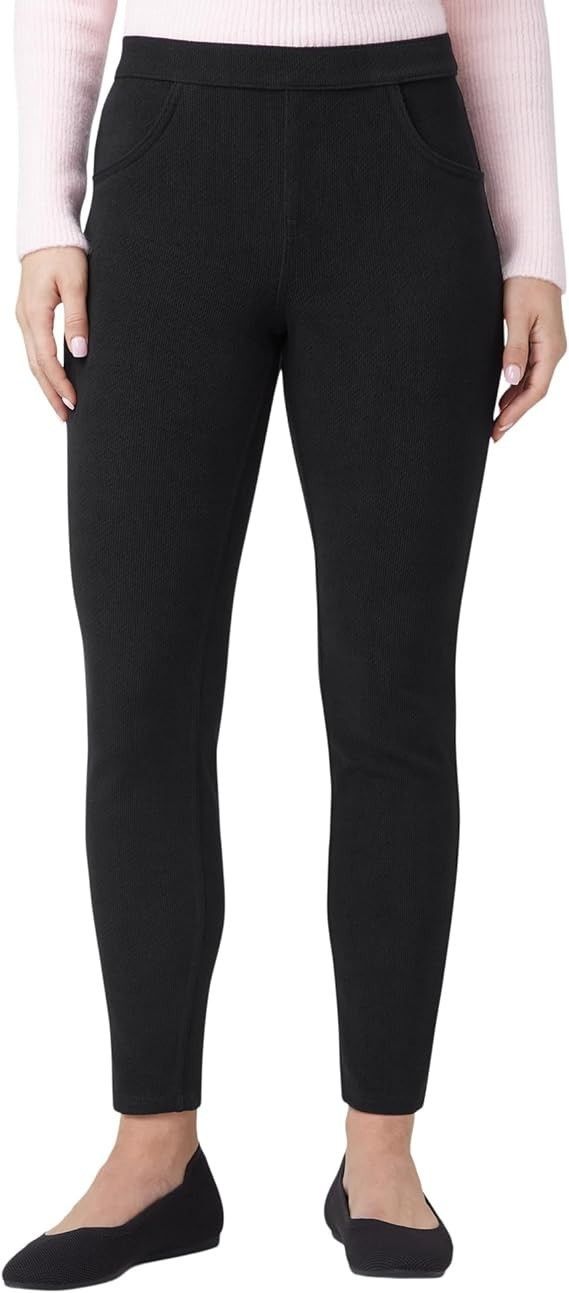 Other HUE U24267 Butter Twill Jean Style Legging Black ( XS ) Size 24" / US 00 / IT 34 - 1 Thumbnail