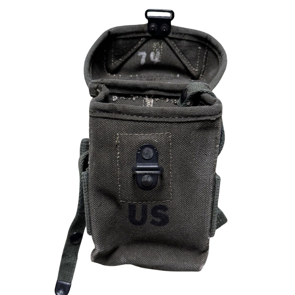 Vintage VTG US M1956 AMMO MAG POUCH OD GREEN CANVAS VIETNAM ERA Size ONE SIZE - 3 Thumbnail