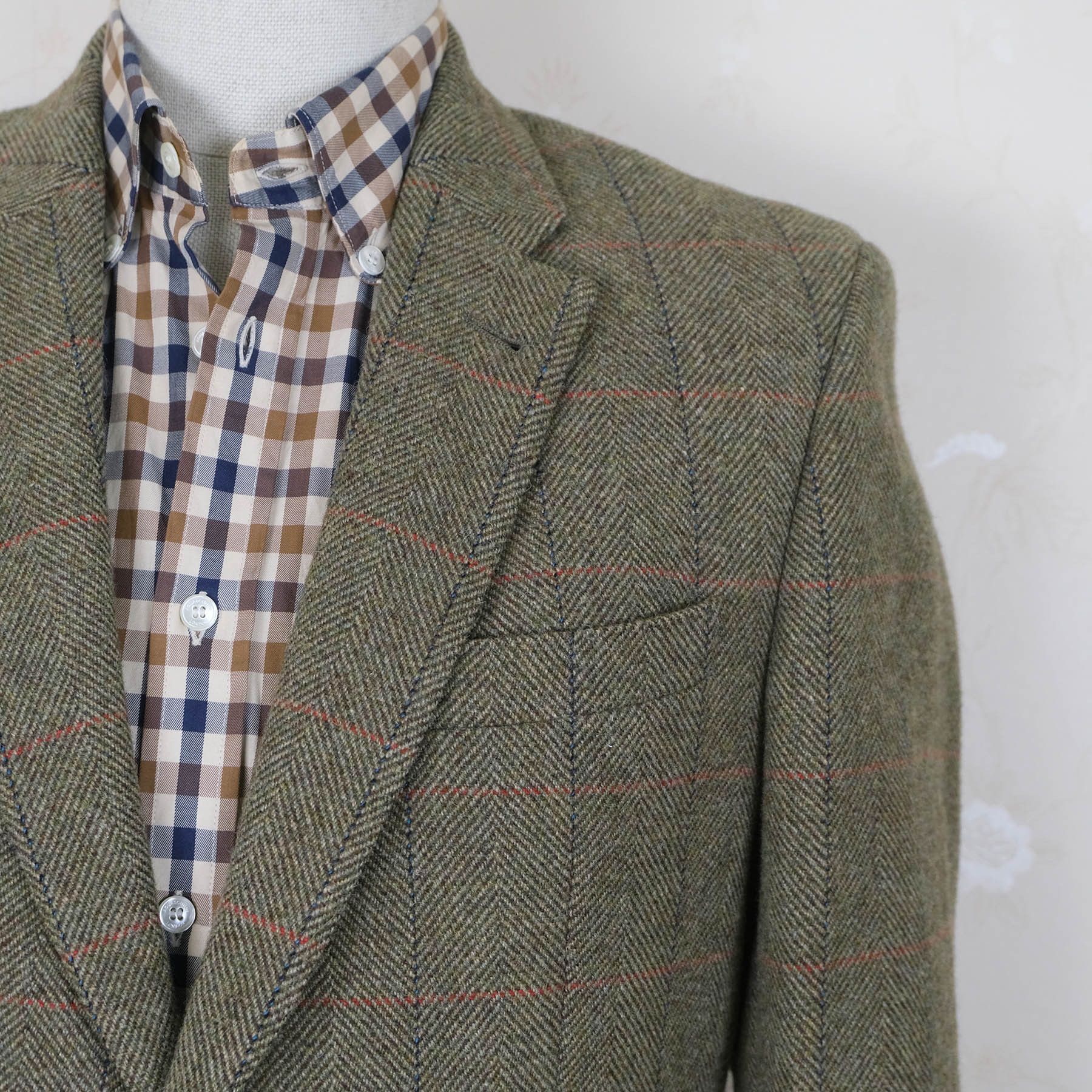 Other Louis Copeland, green tweed jacket, size 40, Lovat tweed Size 40R - 3 Thumbnail