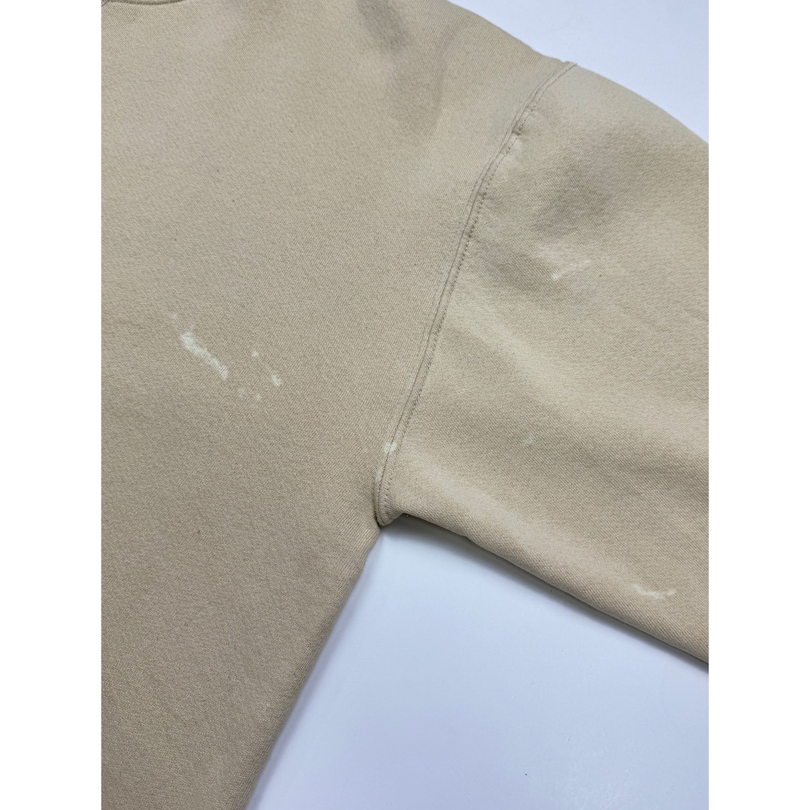 Vintage Russell Athletic Boxy Blank Crewneck Sweatshirt XXL Cream Size US XXL / EU 58 / 5 - 4 Thumbnail