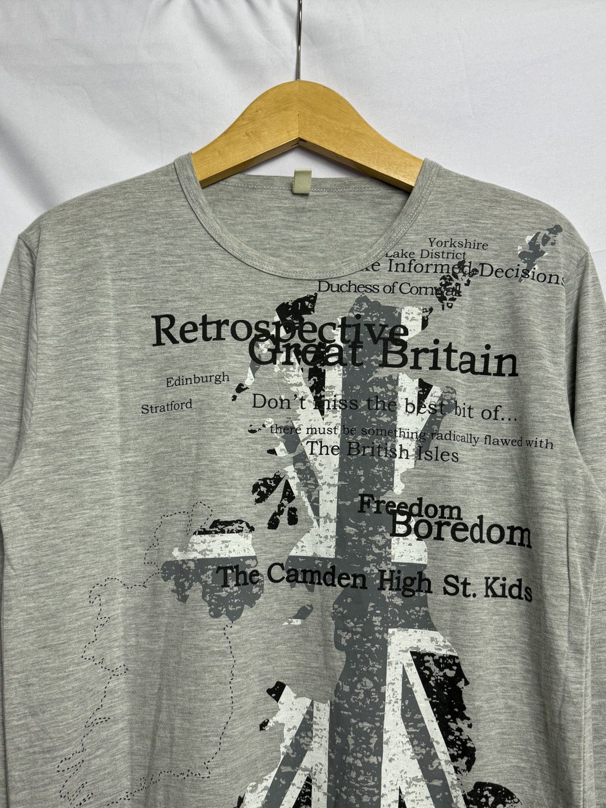 Hysteric Glamour Japanese England Poem Long Sleeve Size US M / EU 48-50 / 2 - 3 Thumbnail