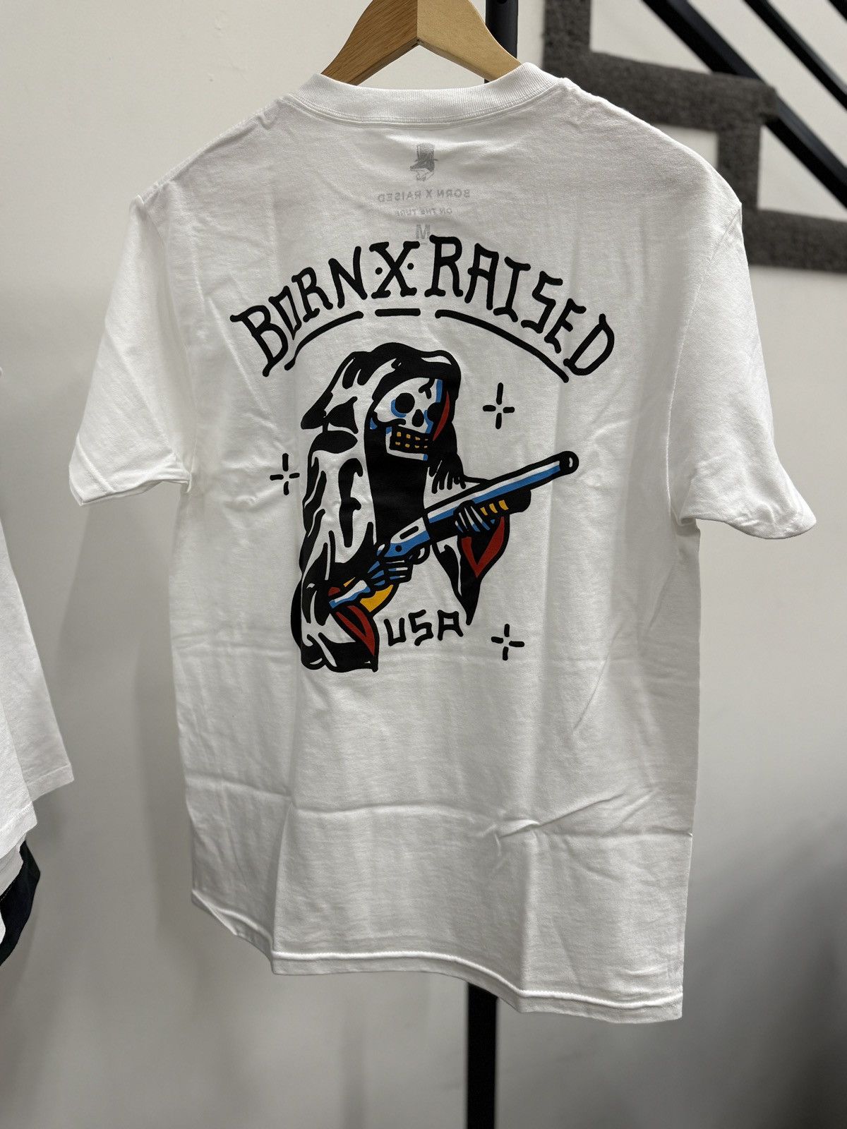 Born X Raised BORN X RAISED ON THE TURF BXR REAPER TEE WHITE Size M Size US M / EU 48-50 / 2 - 1 Thumbnail