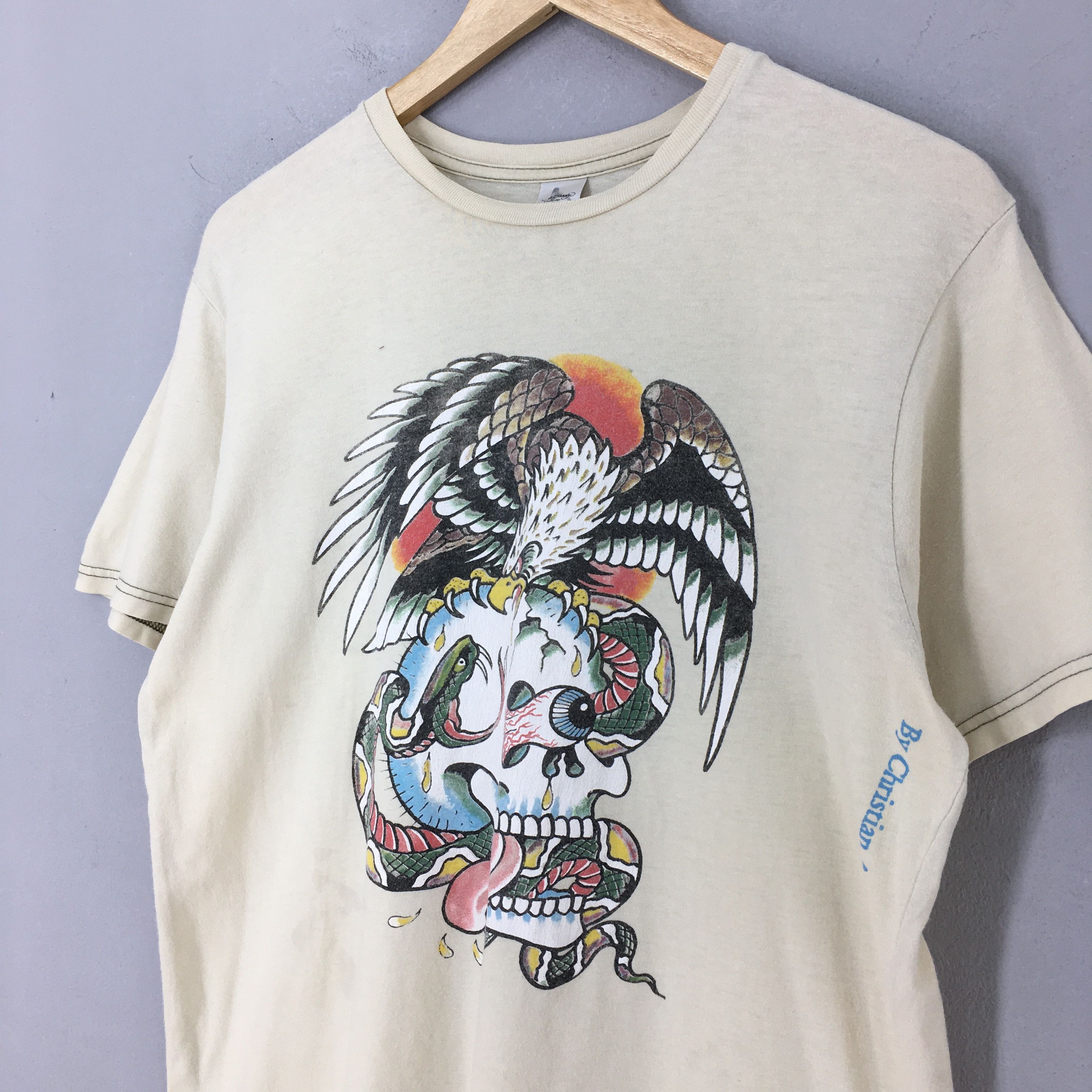 Ed Hardy Vintage Don Ed Hardy By Christian Audigier Tatoo T shirt Size US M / EU 48-50 / 2 - 3 Thumbnail