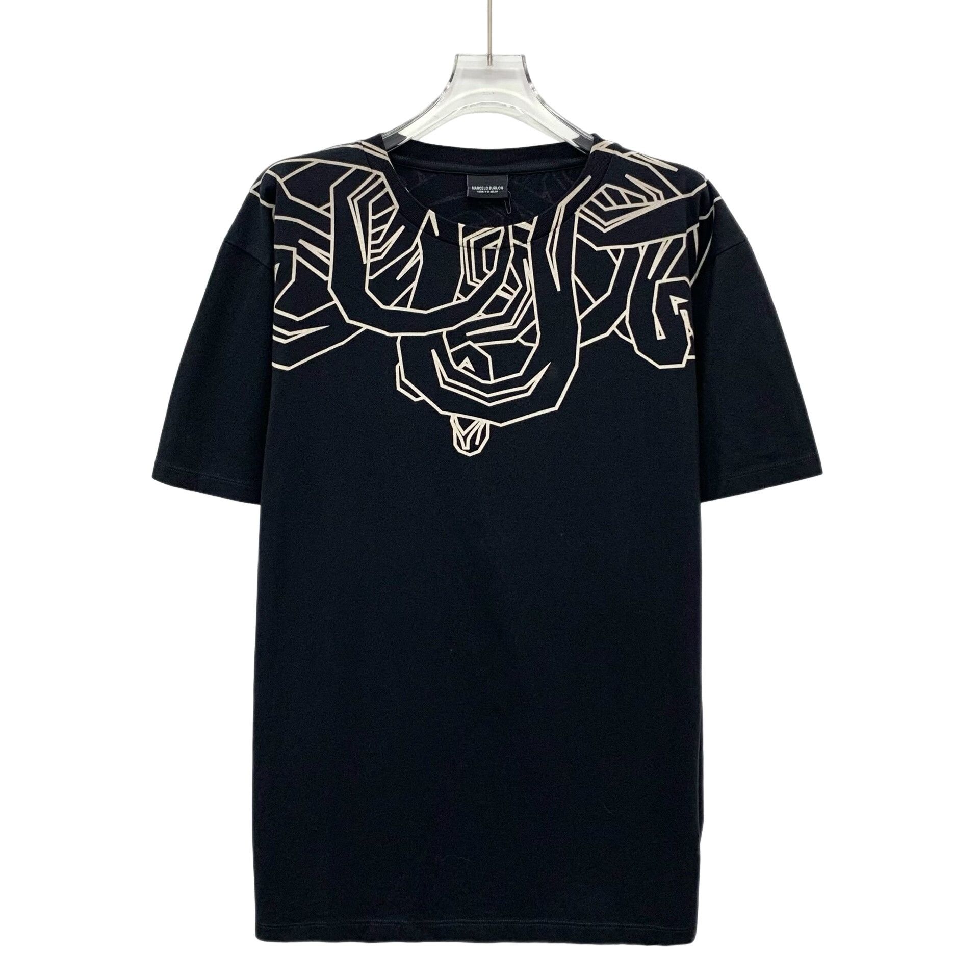 Marcelo Burlon Marcelo Burlon Graphic Print T-Shirt M Size US M / EU 48-50 / 2 - 1 Thumbnail