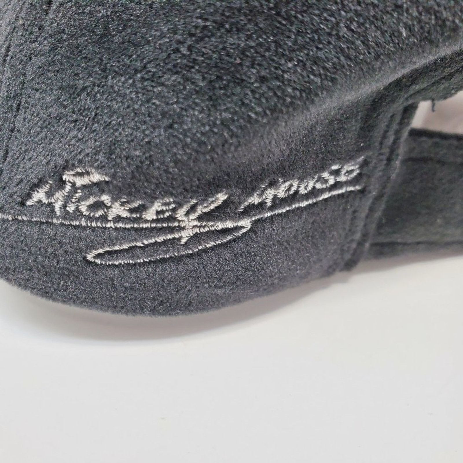 Disney Disney Park Black Mickey Mouse Velour Embordered Dad Hat Cap Size ONE SIZE - 6 Thumbnail