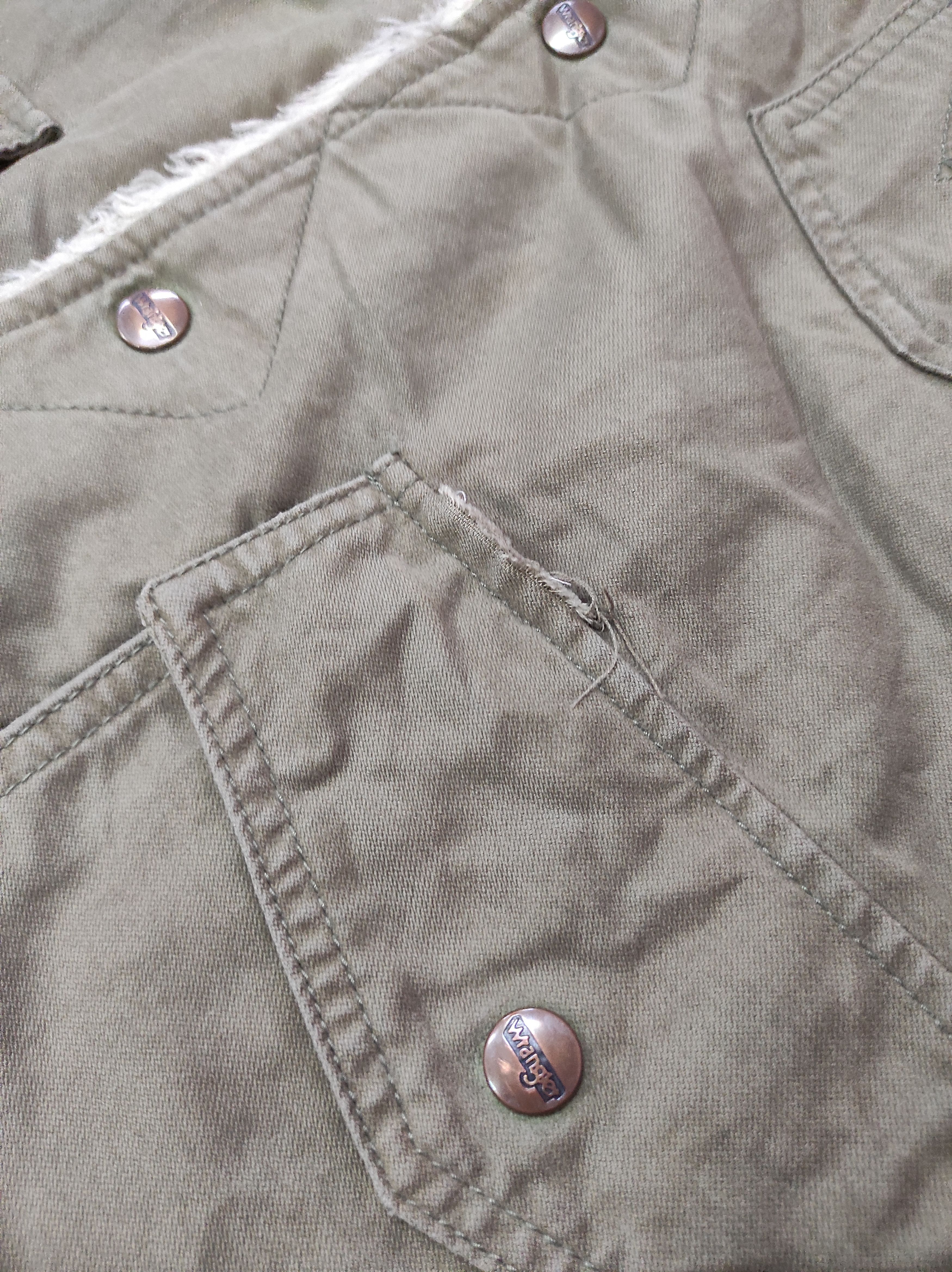 Japanese Brand × Wrangler WRANGLER WRANGE COAT SHERPA LINING JACKET DISTRESSED Size US L / EU 52-54 / 3 - 7 Thumbnail