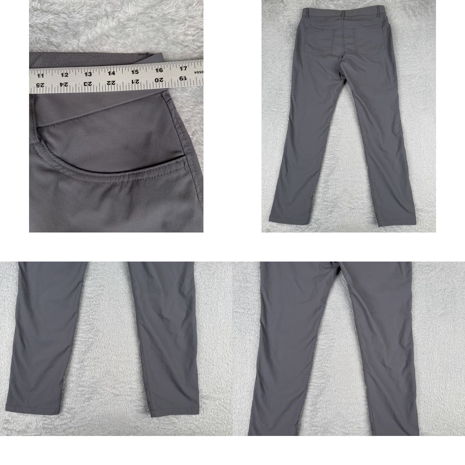 Vintage Cintas Pants 34 Gray Chino Nylon Blend Design Collection Straight Leg Uniform Size US 34 / EU 50 - 9 Thumbnail