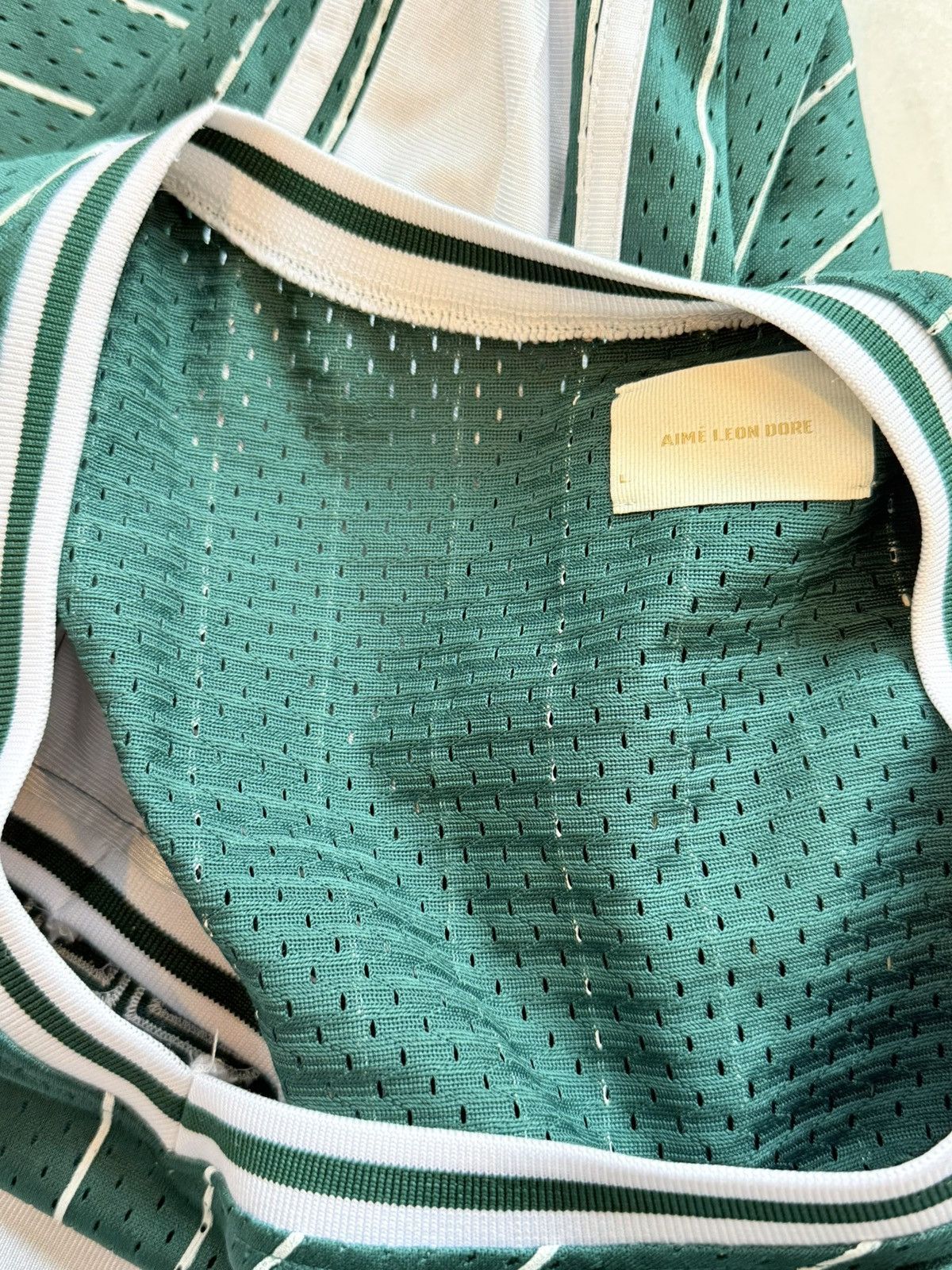 Aime Leon Dore Aimé Leon Dore Striped Basketball Jersey Size US L / EU 52-54 / 3 - 9 Thumbnail