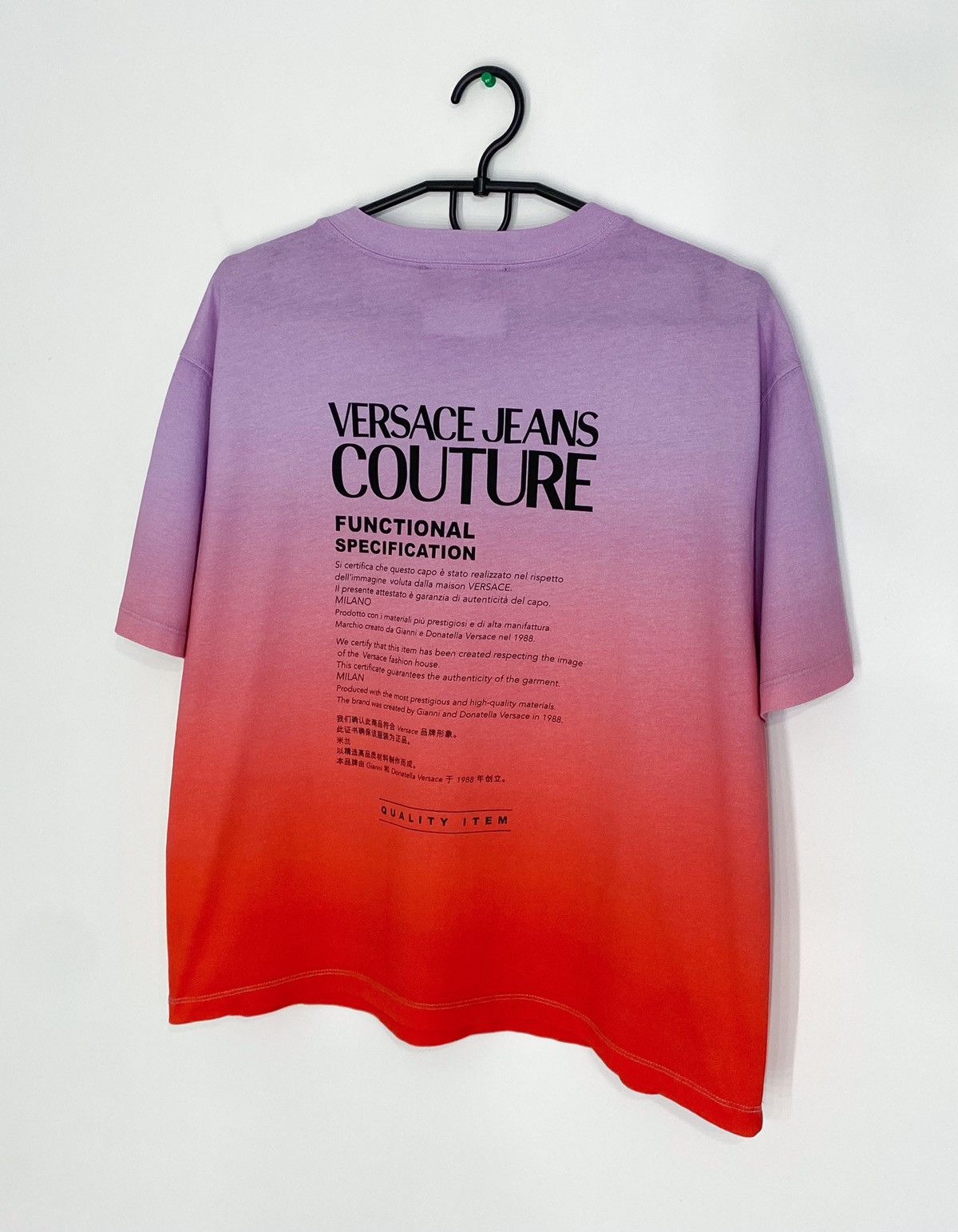 Versace Jeans Couture Versace Jeans Couture Logo Tie-Dye T-Shirt Size M / US 6-8 / IT 42-44 - 3 Thumbnail
