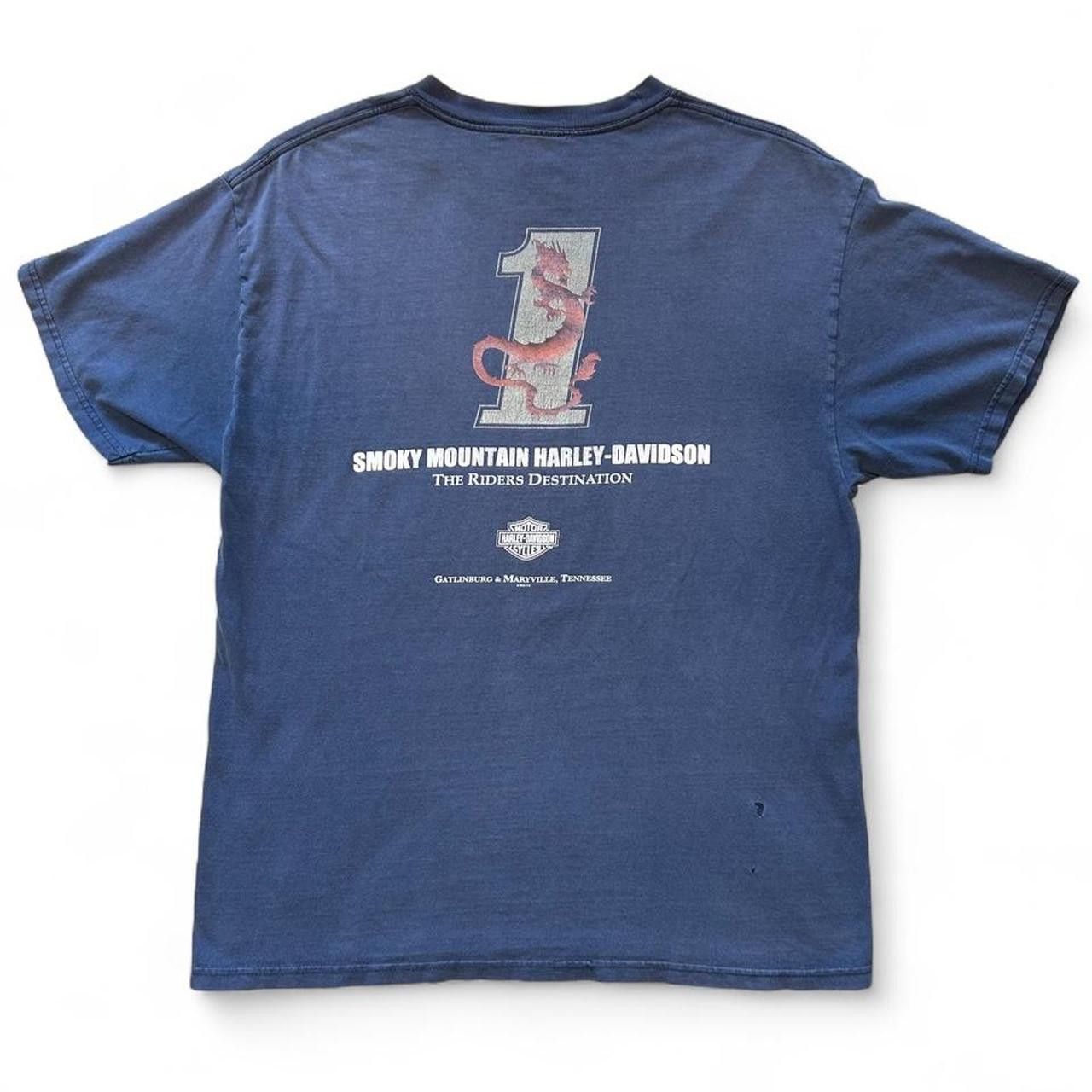 Harley Davidson Vintage Harley Davidson Flame & Dragon T Shirt Size L Size US L / EU 52-54 / 3 - 7 Thumbnail