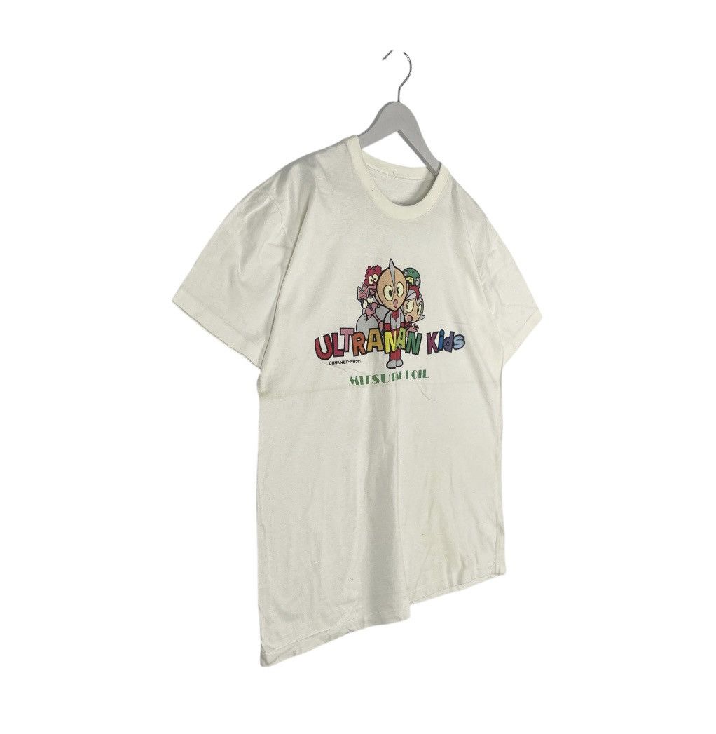 Designer × Vintage vintage T-shirt ultra men kids Mitsubishi oil - white Size US M / EU 48-50 / 2 - 3 Thumbnail
