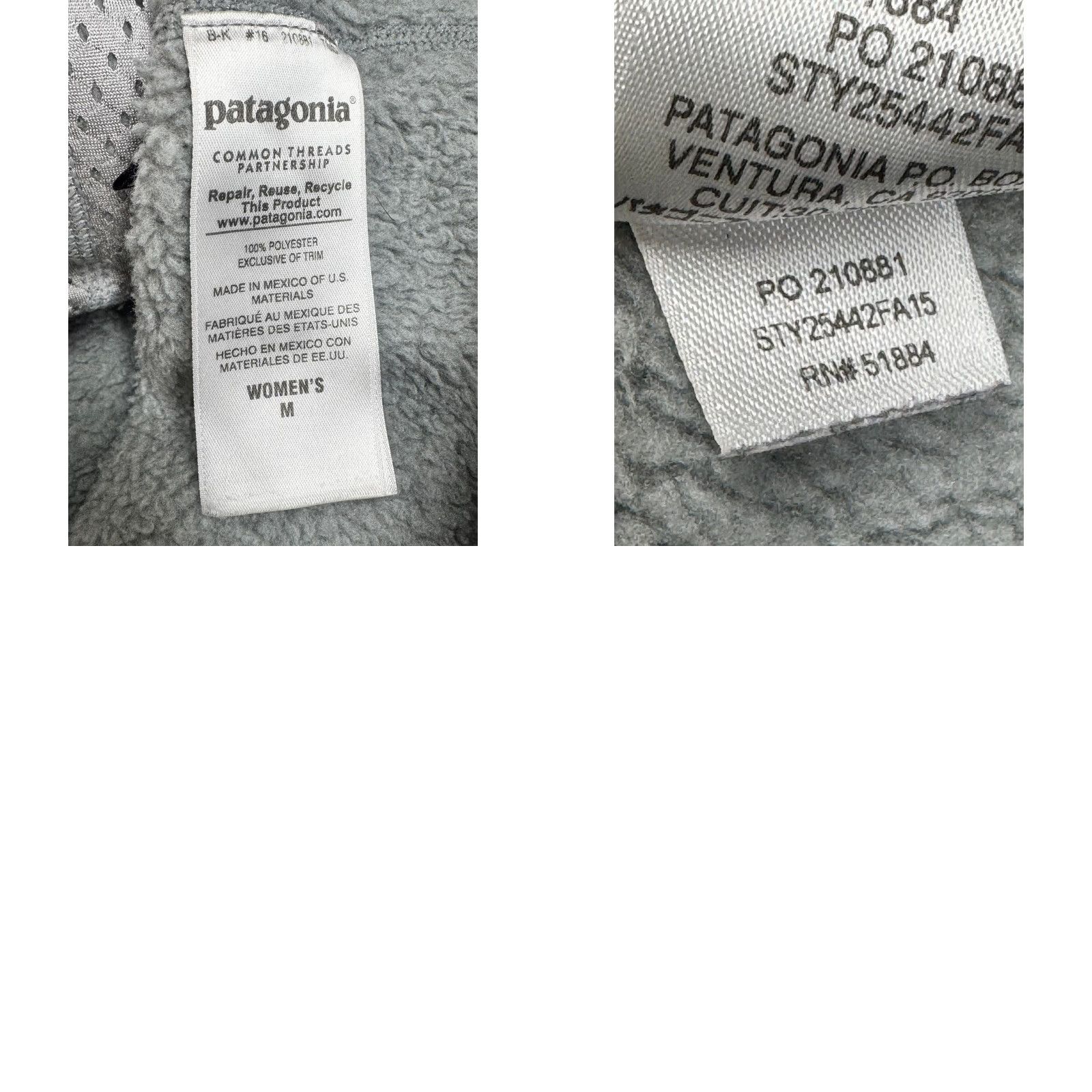 Patagonia Patagonia Women's Re-Tool Snap-T Pullover Gray Purple Size M Size M / US 6-8 / IT 42-44 - 8 Thumbnail