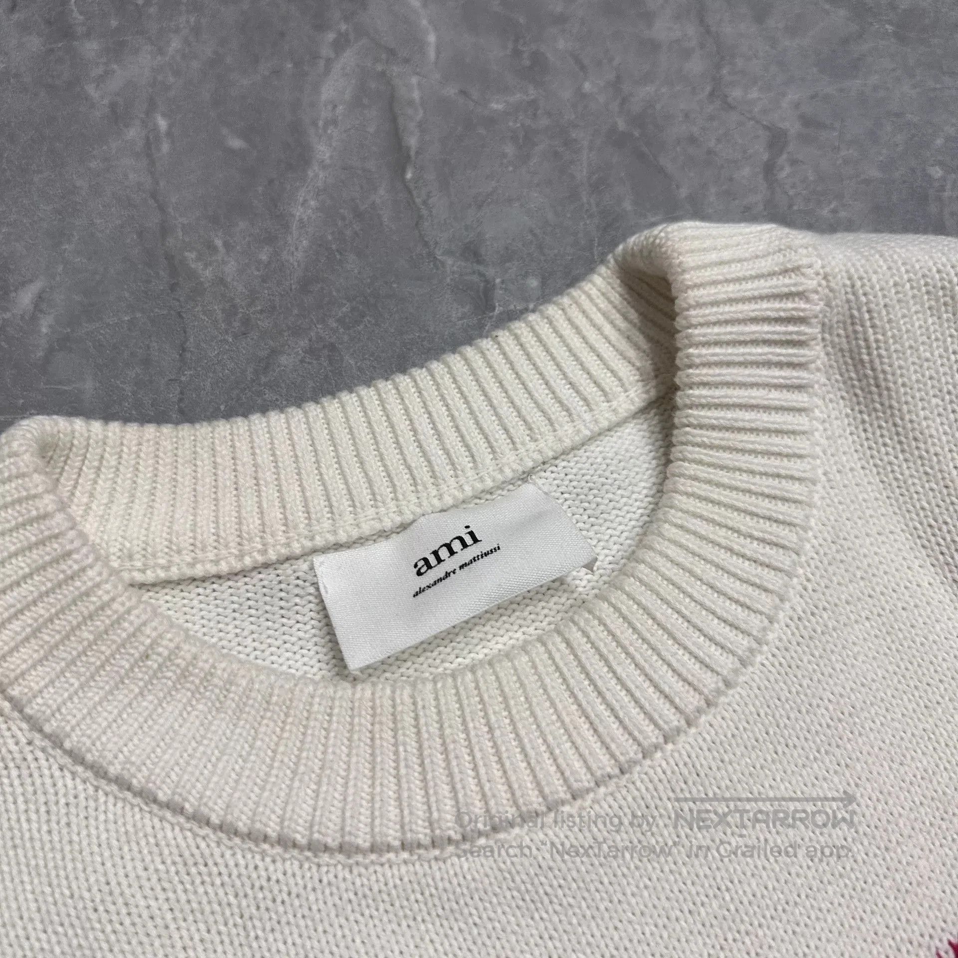 AMI AMI PARIS Black and White Striped Sweater. Size US M / EU 48-50 / 2 - 2 Thumbnail