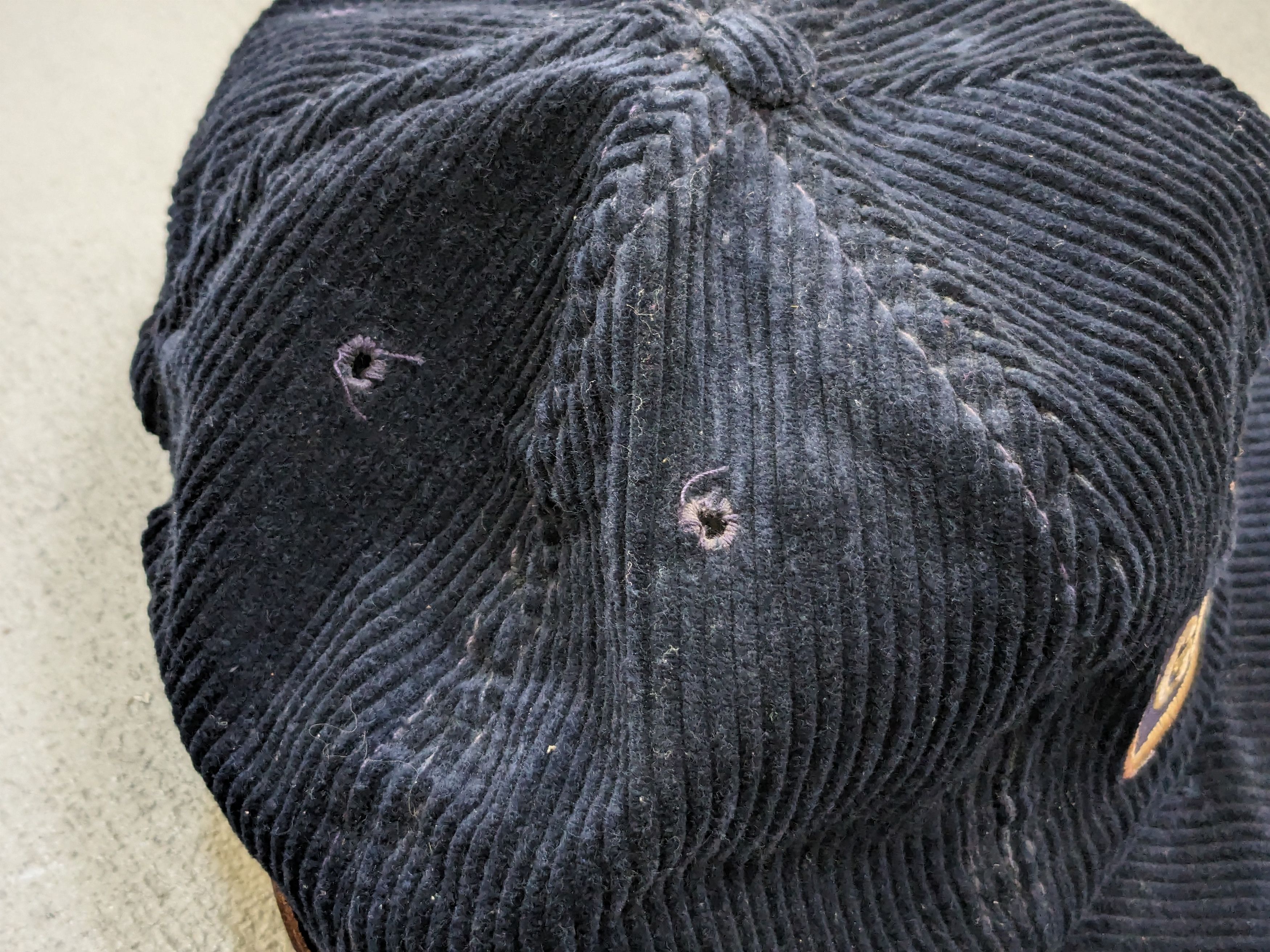 Vintage Vintage Ghirardelli Hat Corduroy Navy Blue USA Cap Size ONE SIZE - 8 Thumbnail