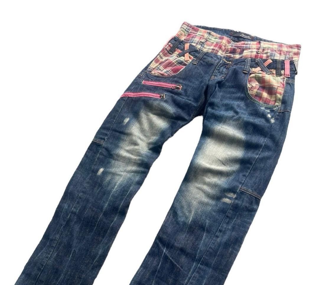 Japanese Brand Dominate Double Waist Streetwear Jeans Size US 32 / EU 48 - 15 Thumbnail
