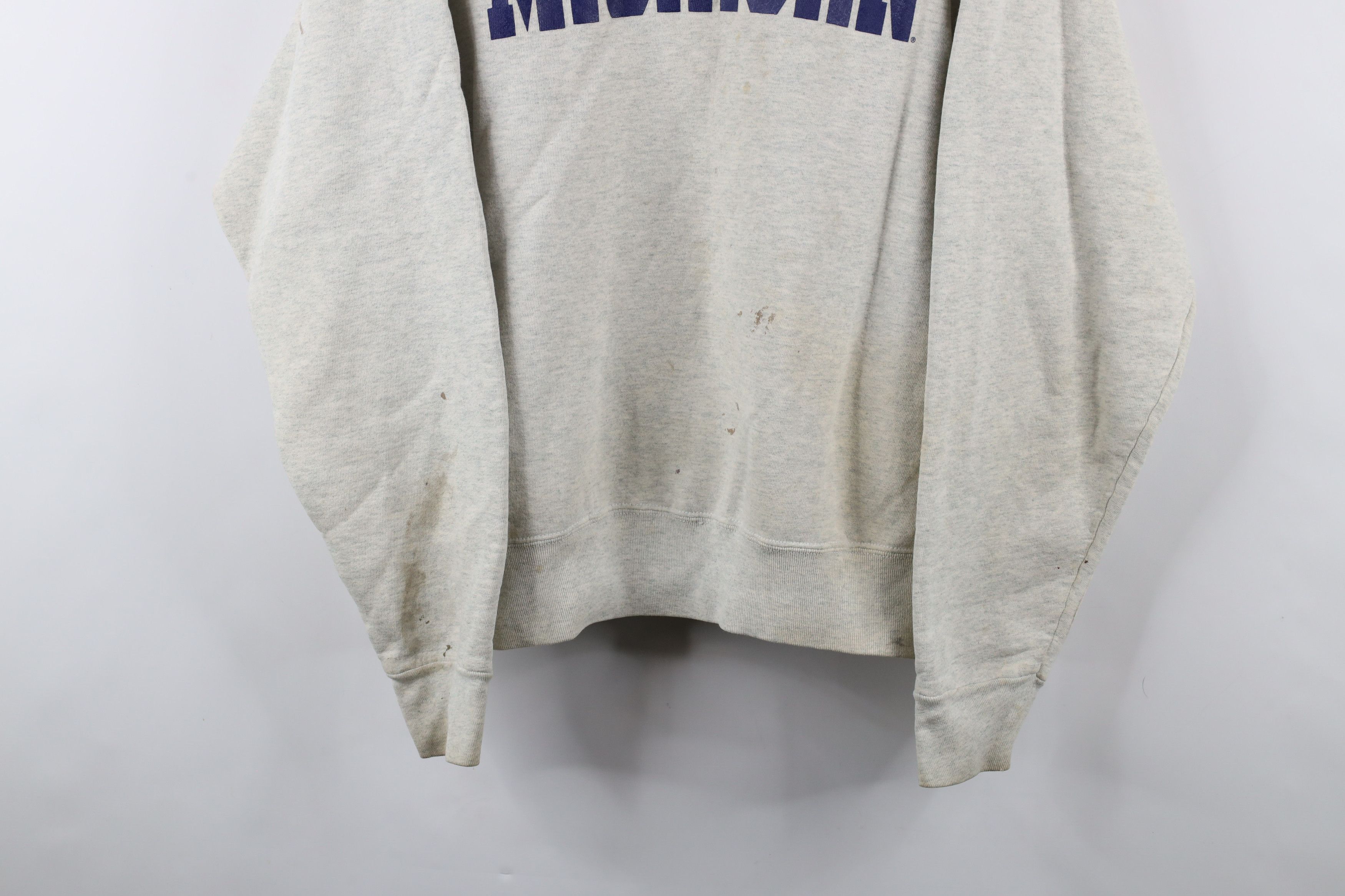 Vintage Vintage 90s Spell University of Michigan Crewneck Sweatshirt Size US XL / EU 56 / 4 - 3 Thumbnail