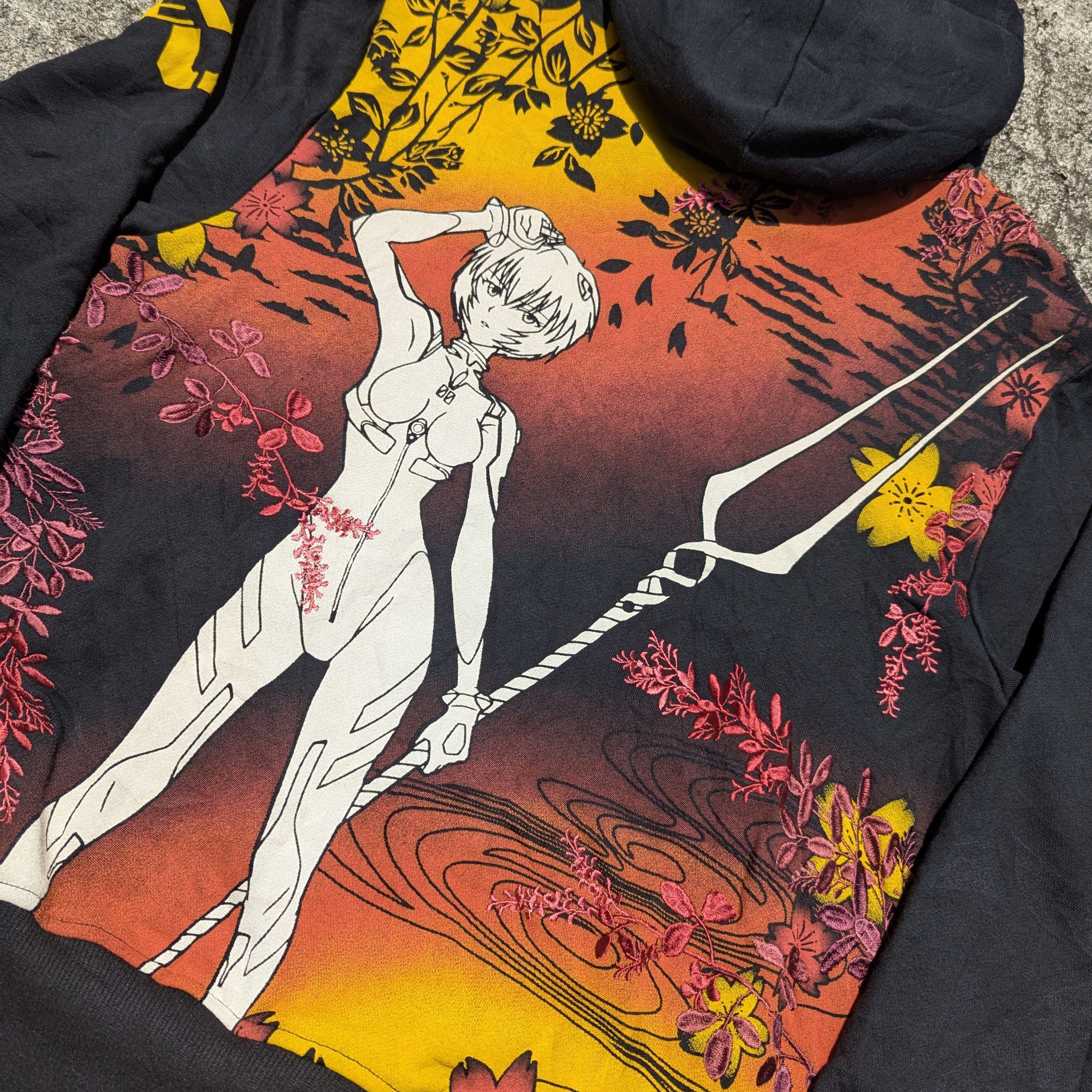 Anime × Japanese Brand Evangelion Rei Ayanami Oriental Brand Hoodie Size US M / EU 48-50 / 2 - 2 Thumbnail