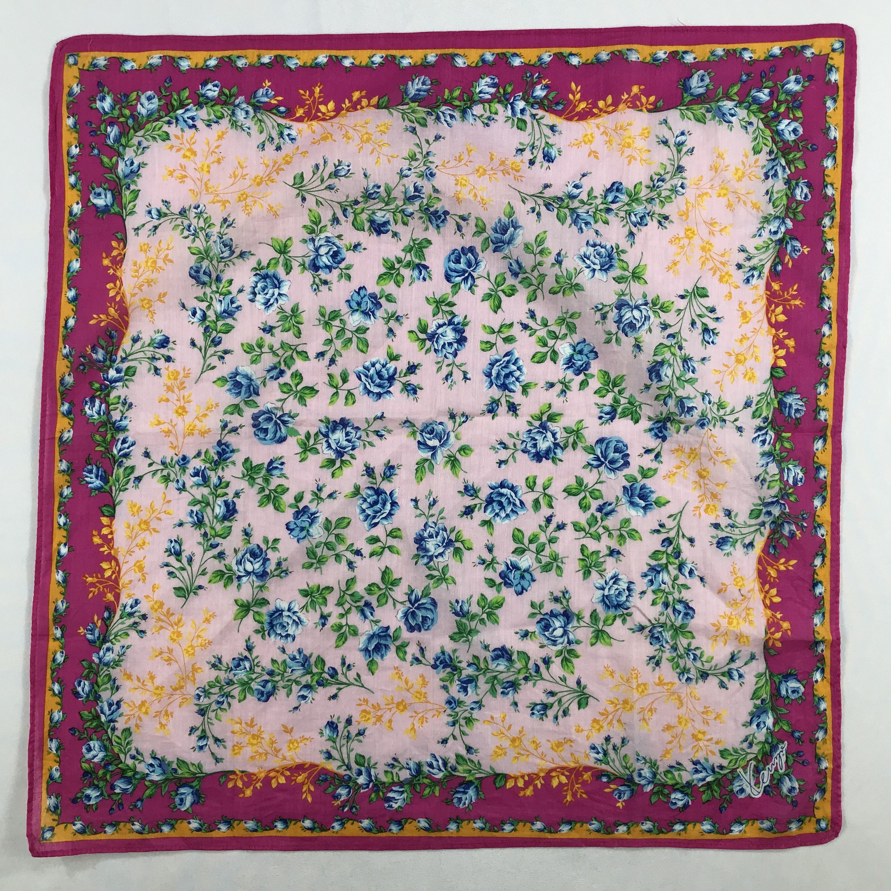 Kenzo × Vintage Kenzo Bandana / Handkerchief / Neckerchief - S2690 Size ONE SIZE - 1 Thumbnail