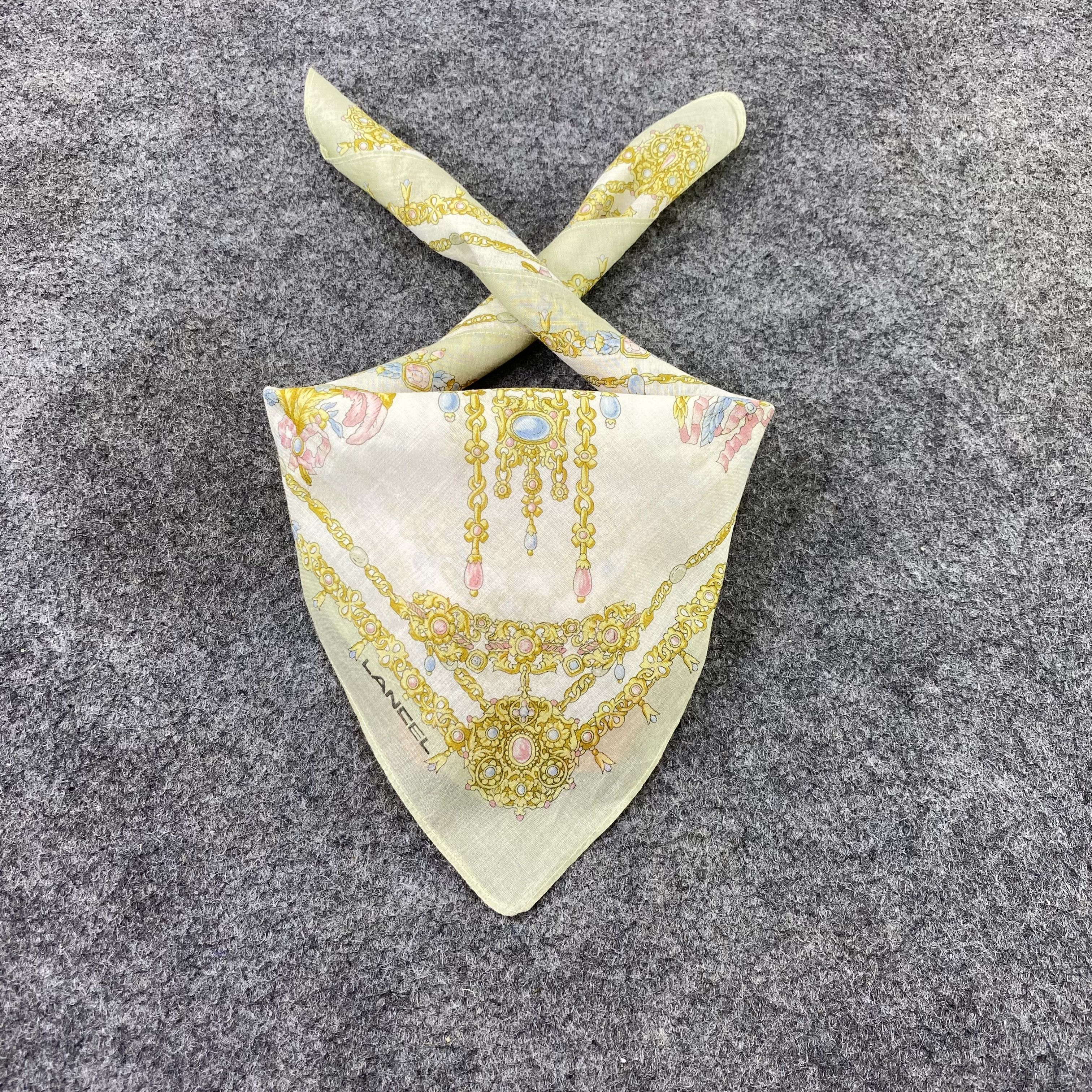 Lancel Lancel Handkerchief / Bandana / Neckerchief -B534 Size ONE SIZE - 2 Thumbnail