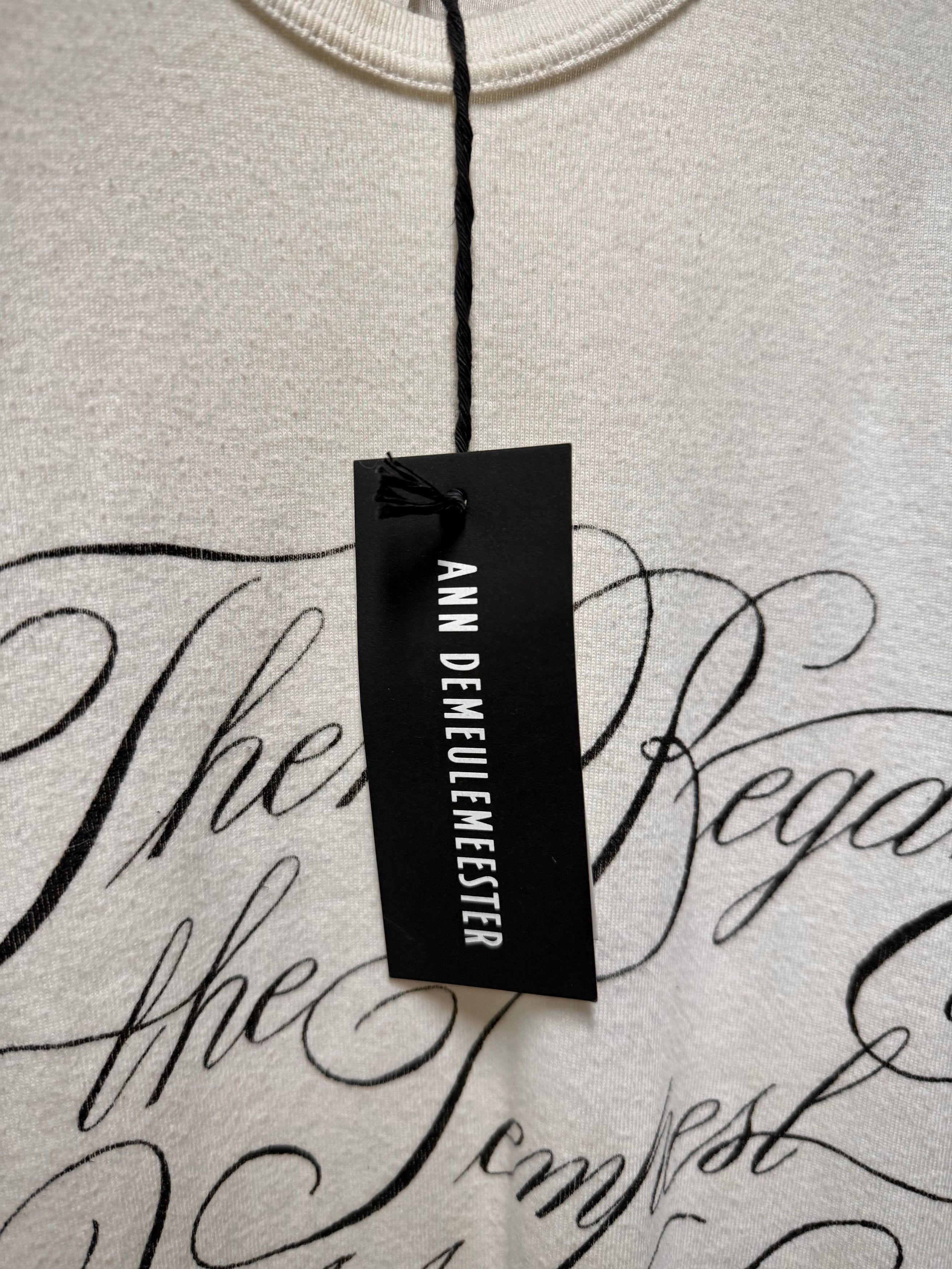 Ann Demeulemeester Ann Demeulemeester SS20 White 'Tempest' Print Tank Top Size M / US 6-8 / IT 42-44 - 7 Thumbnail