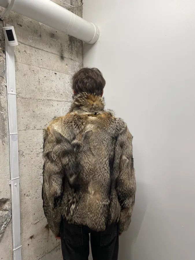 Just Cavalli AW2005 Cavalli Fox Fur Asymmetrical Leather Jacket Size XS / US 0-2 / IT 36-38 - 8 Thumbnail