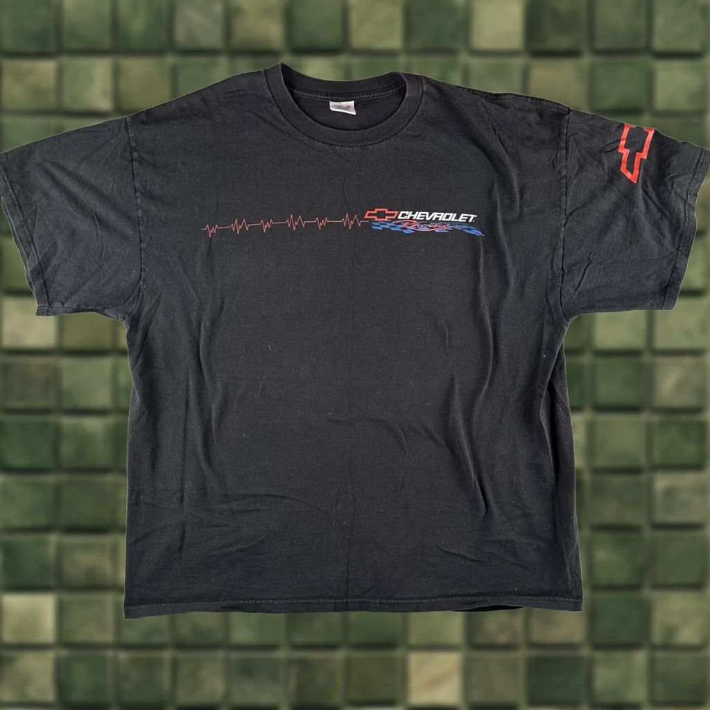 NASCAR VINTAGE Chevrolet NASCAR Racing Graphic Tee Monte Carlo 2XL Black Mens Short Sleeve Crew Neck 1990s 2000s Size US XL / EU 56 / 4 - 1 Thumbnail