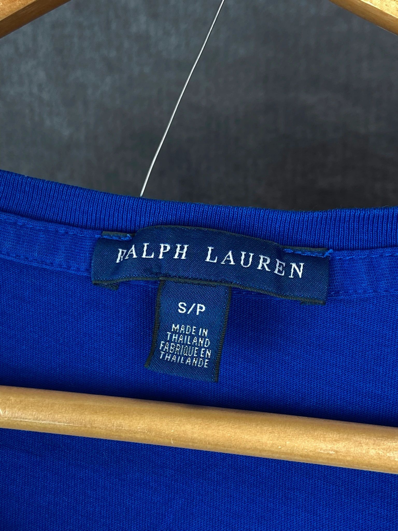 Polo Ralph Lauren Ralph Lauren V-Neck Navy Tee S Classic Yellow Logo Size US S / EU 44-46 / 1 - 3 Thumbnail