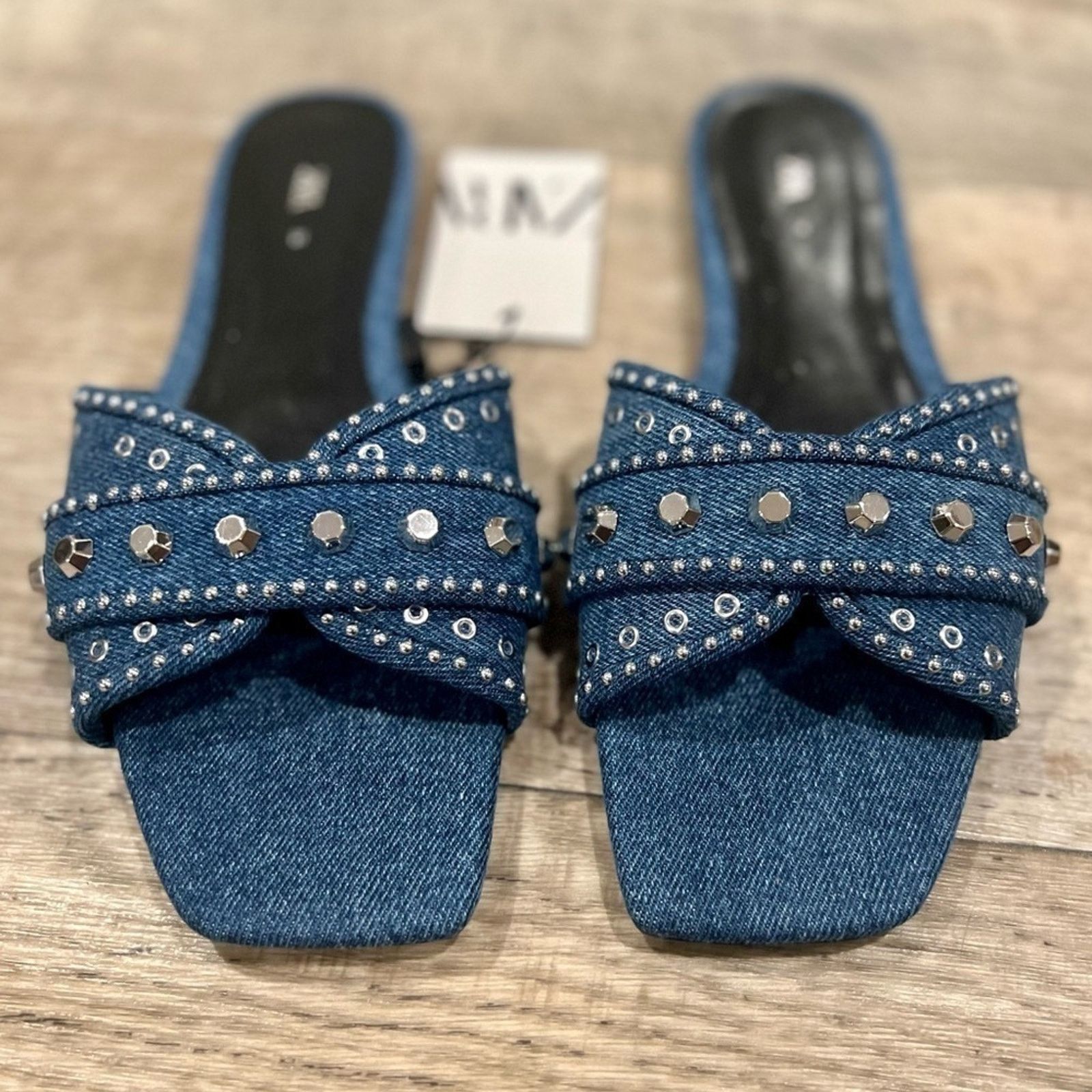 Zara ZARA Square Toe Flats NWT Size US 7.5 / IT 37.5 - 16 Thumbnail