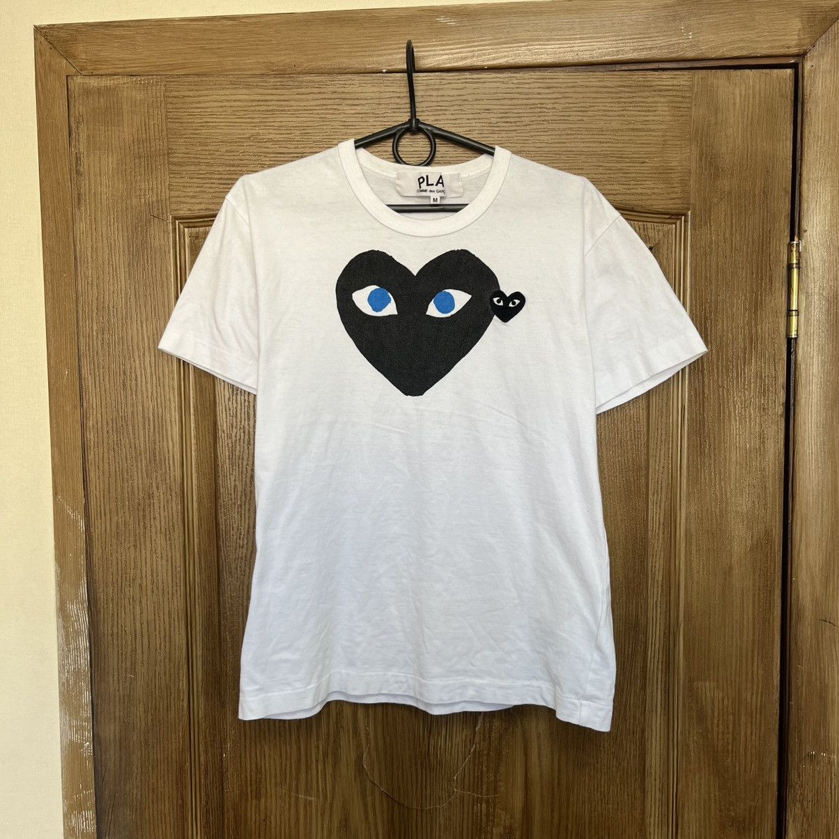 Comme des Garcons Rare Comme Des Garcons Play T-Shirt CDG Double Heart Size US M / EU 48-50 / 2 - 1 Thumbnail