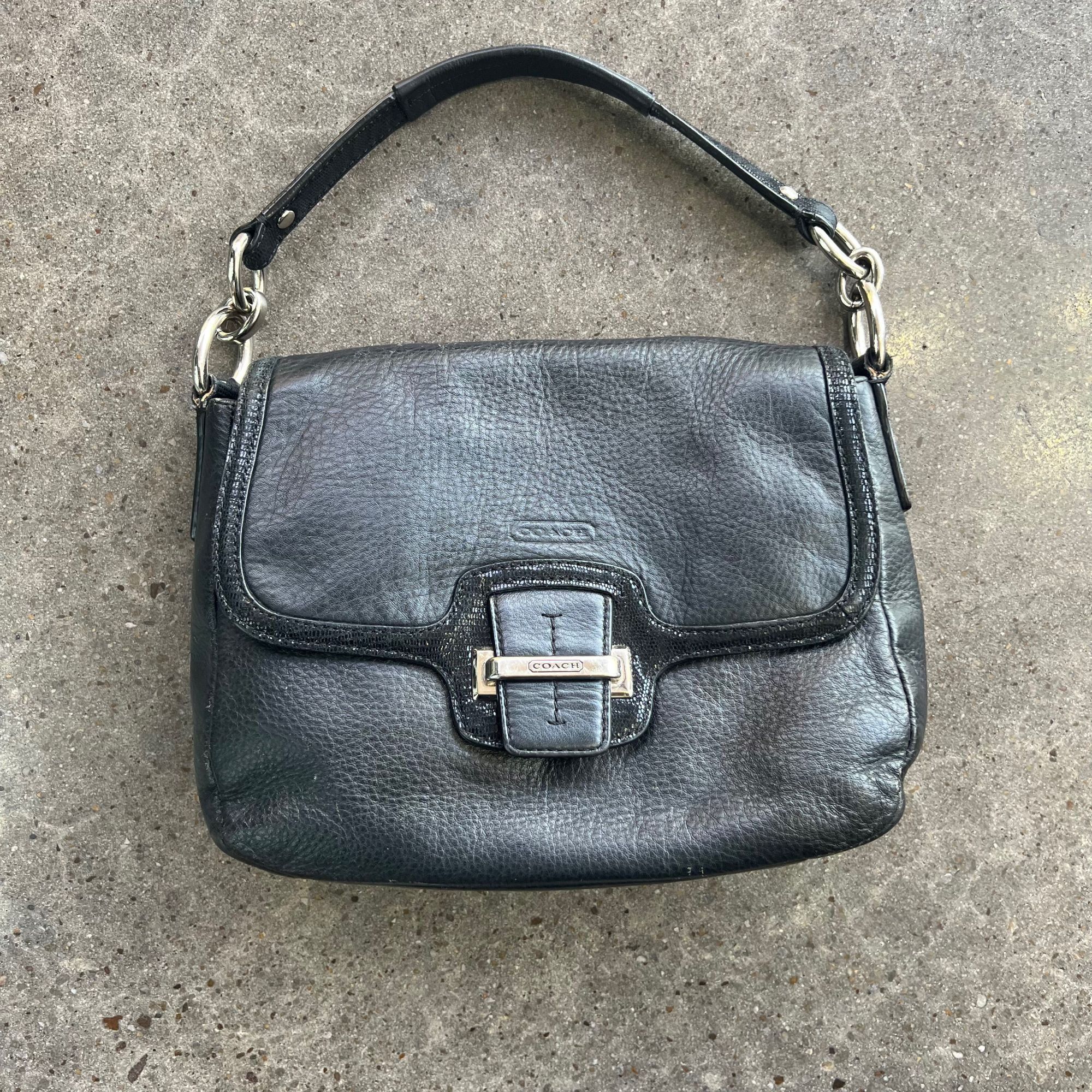 Coach Vintage Coach Optic Metallic Signature Designer Handbag Retr Size ONE SIZE - 1 Thumbnail