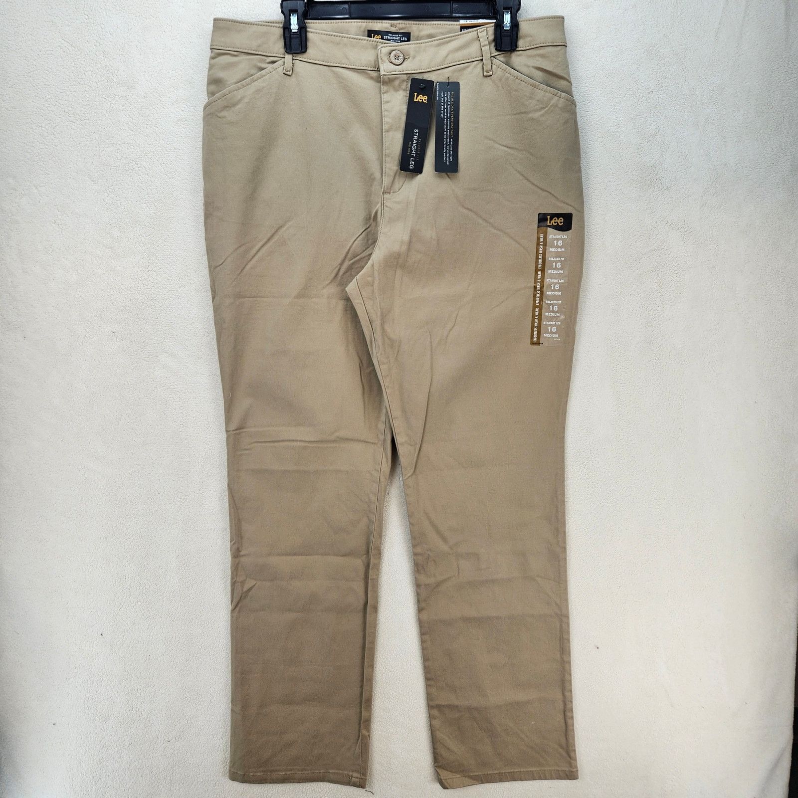 Lee LEE WOMEN'S 16 MEDIUM RELAXED FIT ALL DAY STRAIGHT LEG PANT Size 38" / US 16 / IT 52 - 1 Thumbnail