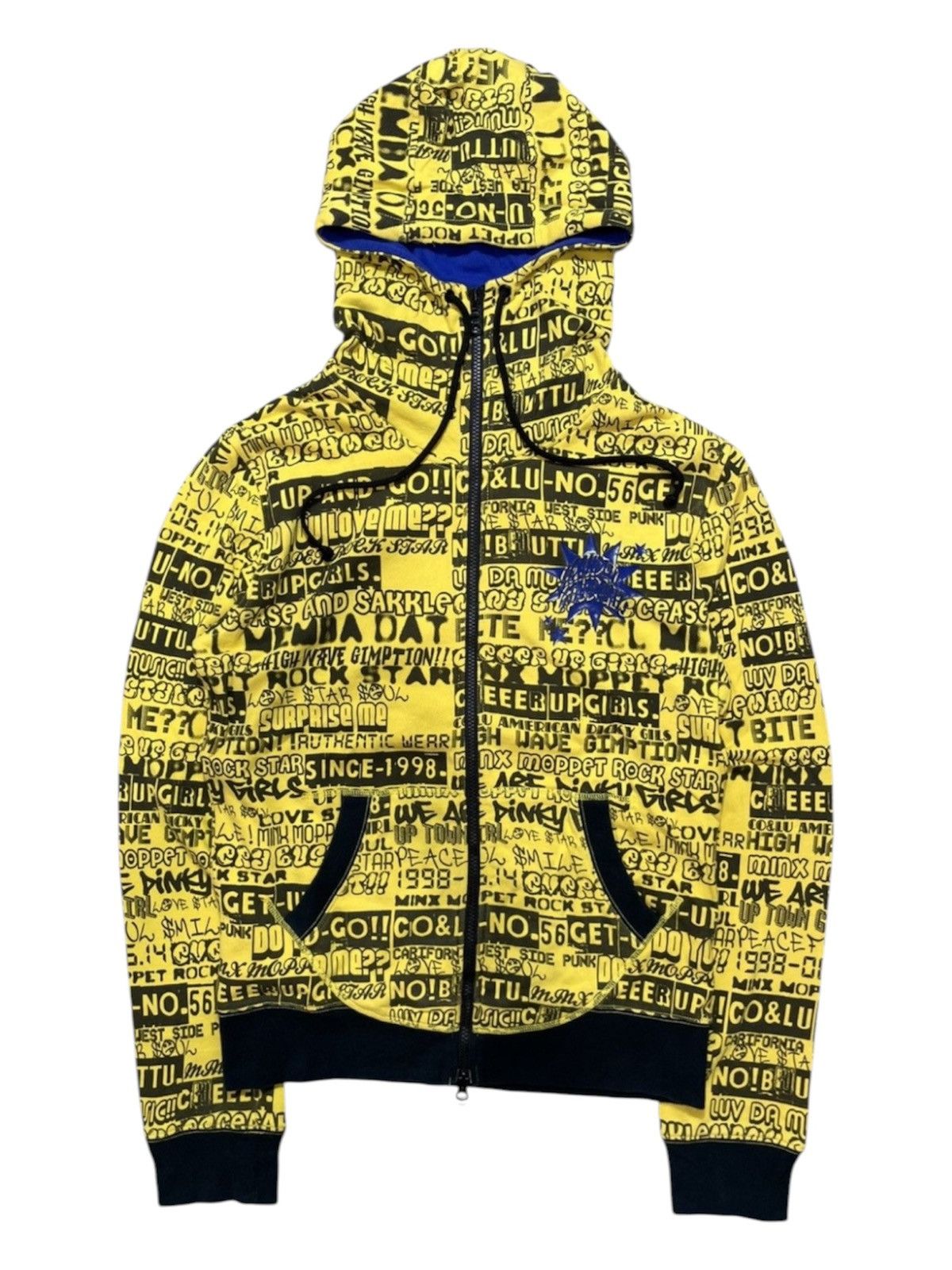 Japanese Brand Japanese Co&lu - Full Poem Zip Up Hoodie Size US M / EU 48-50 / 2 - 1 Thumbnail