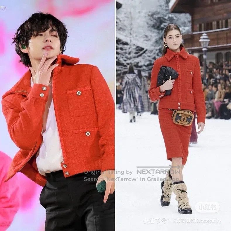 Chanel Chanel Snow series show pocket red jacket Size XS / US 0-2 / IT 36-38 - 9 Thumbnail