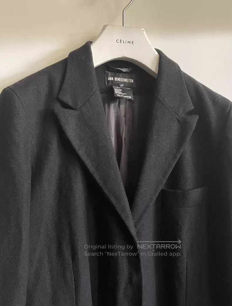 Ann Demeulemeester Ann Demeulemeester 40 wool coat Size M / US 6-8 / IT 42-44 - 2 Thumbnail