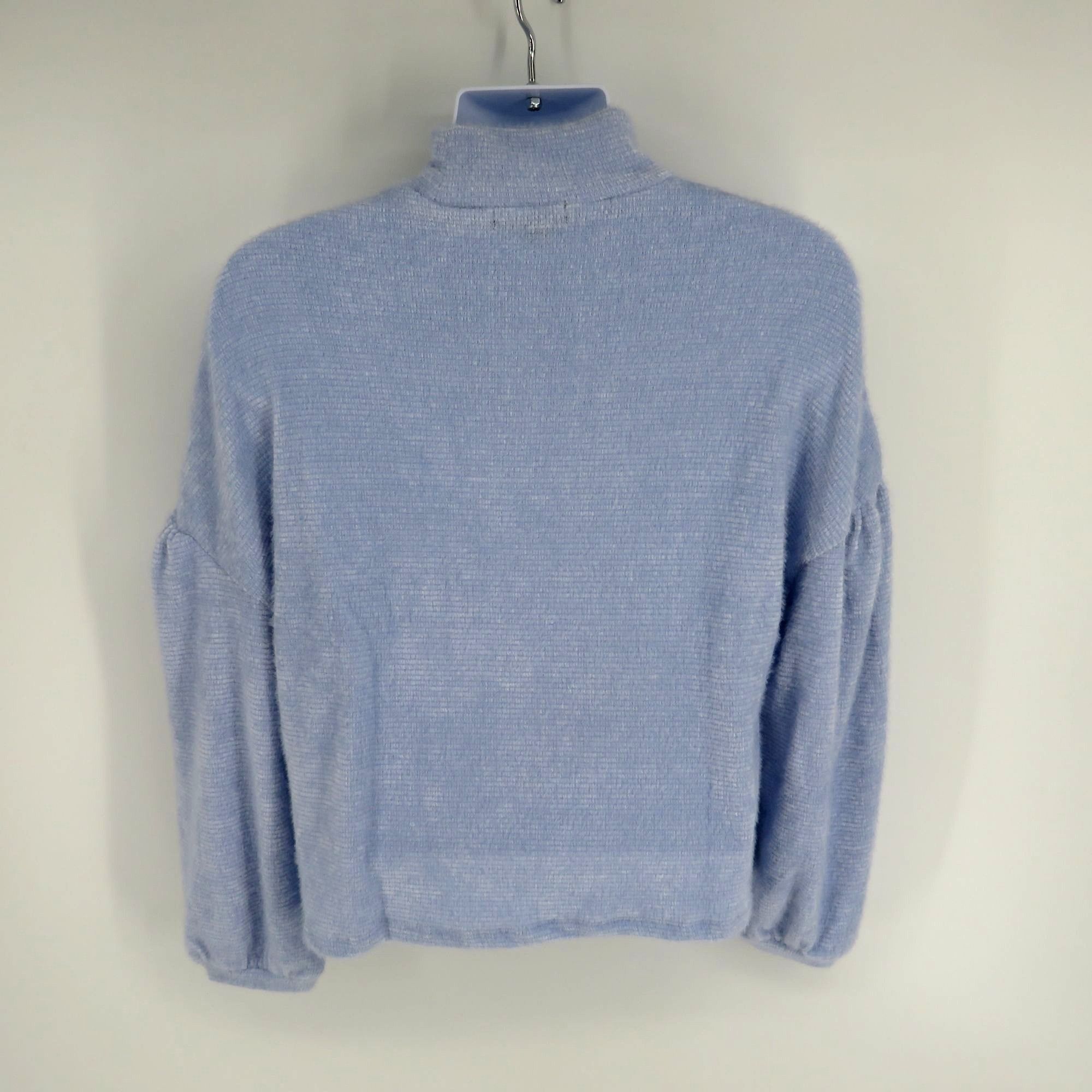 Other Sanctuary Womens XL Blue Chenille Mockneck Pullover Sweater Size XL / US 12-14 / IT 48-50 - 4 Thumbnail