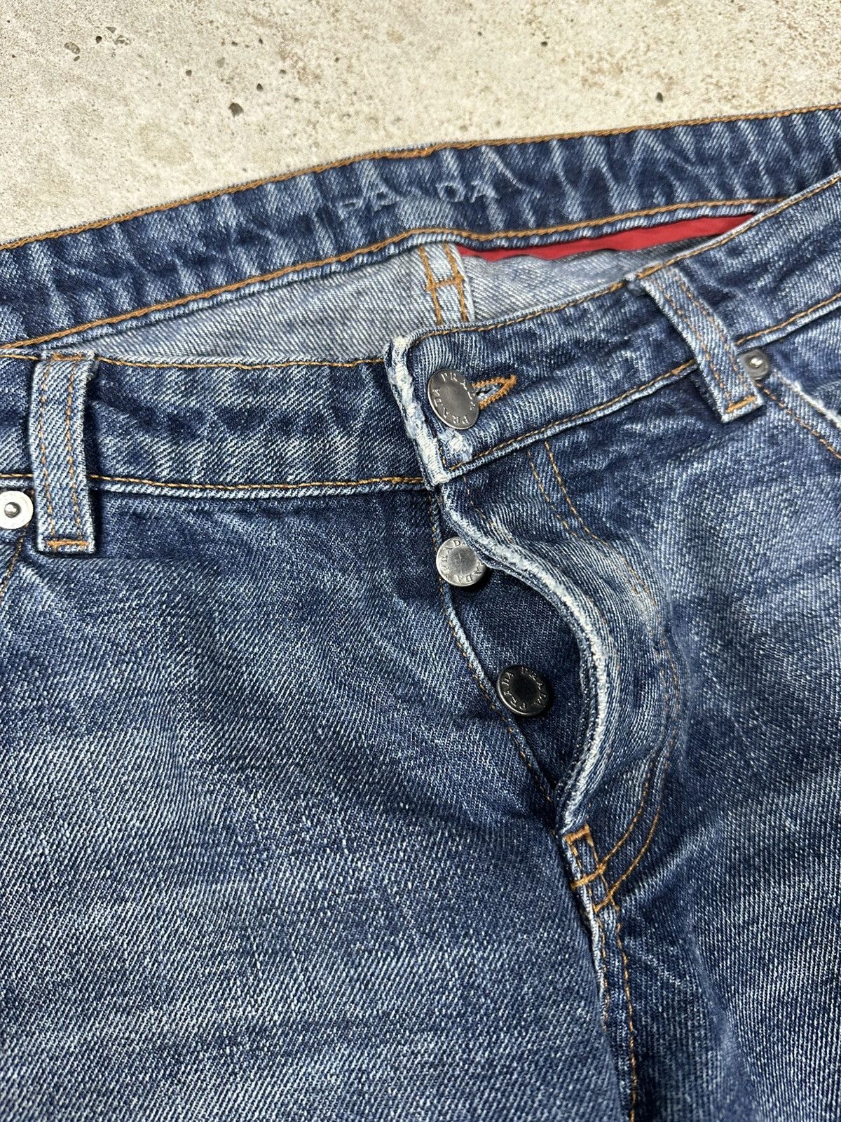 Prada Prada Straight Fit Tab Blue Denim Pants Jeans Size US 30 / EU 46 - 11 Thumbnail