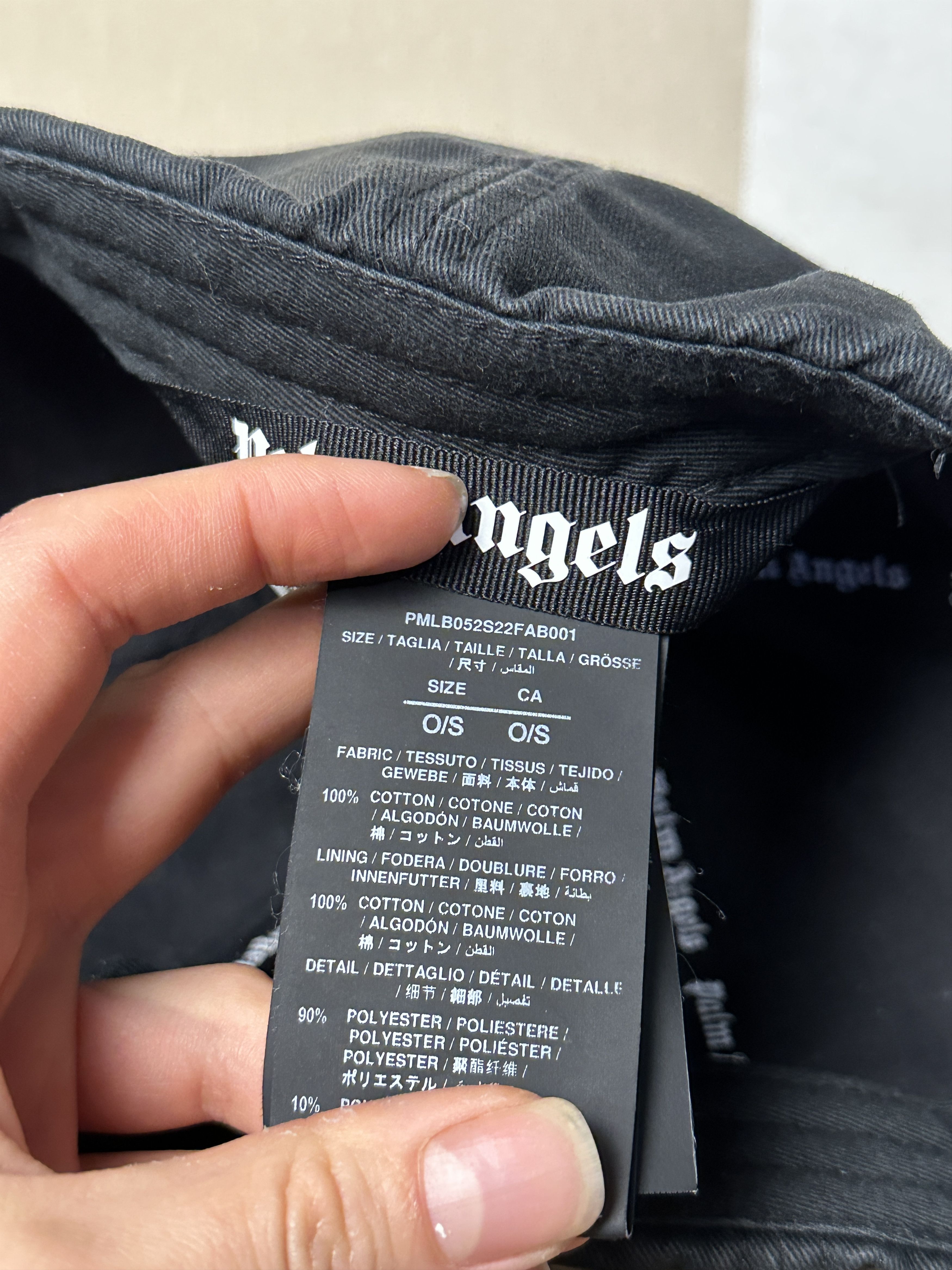 Palm Angels Palm Angels Black Logo Cap Size ONE SIZE - 8 Thumbnail
