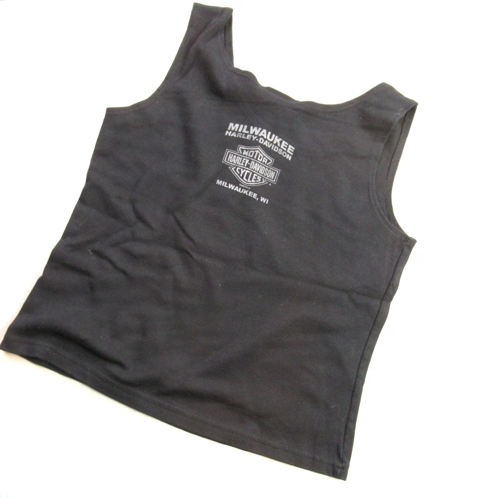 Harley Davidson Harley-Davidson Shirt Womens XL Sleeveless Black Crew Neck Lightweight Casual Knit Logo All Seasons Travel Outdoor Motorcycle Mens Girls Womens Size XL / US 12-14 / IT 48-50 - 7 Thumbnail