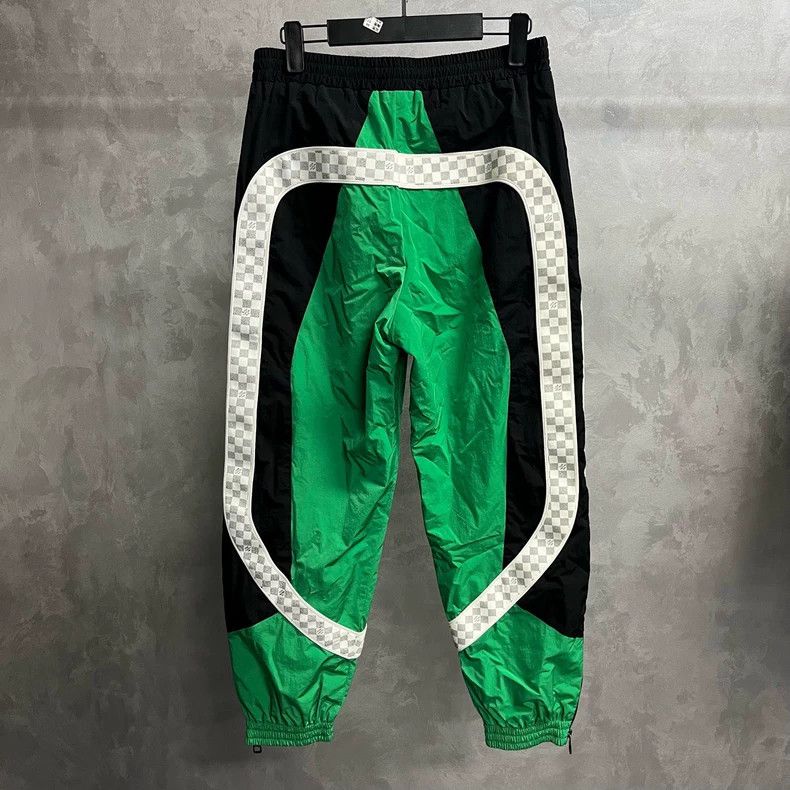 Louis Vuitton Louis Vuitton size s Green paneled checked elasticated knit Size US 28 / EU 44 - 4 Thumbnail
