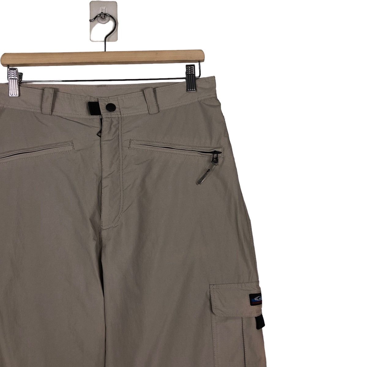Japanese Brand Vintage Quicksilver Cargo Pants Multi Pocket Bondage Design Size US 32 / EU 48 - 6 Thumbnail