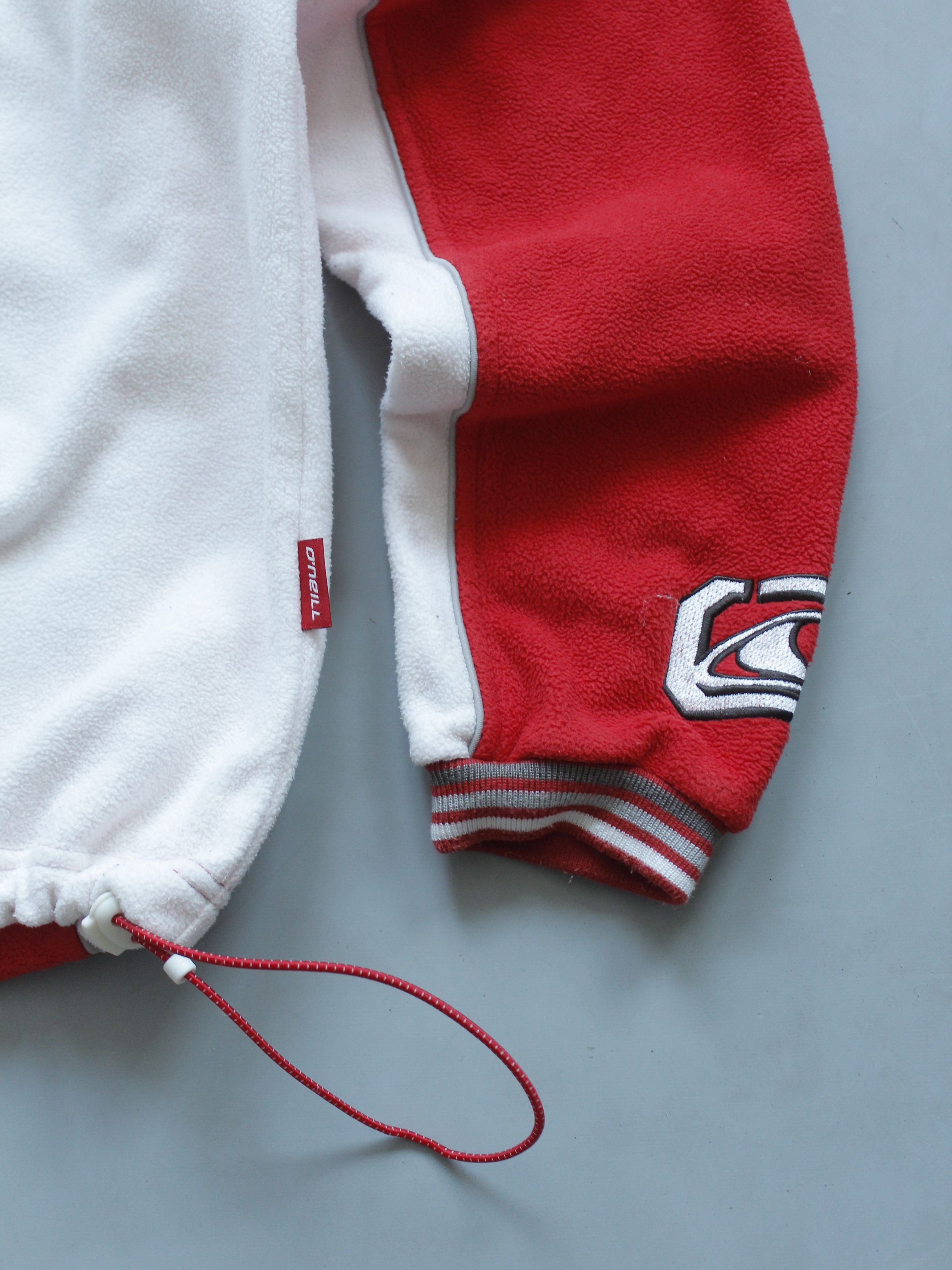 O'Neill O'NEILL FLEECE JACKET 3/4 ZIP BIG LOGO EMBROIDED MENS m Size US M / EU 48-50 / 2 - 5 Thumbnail