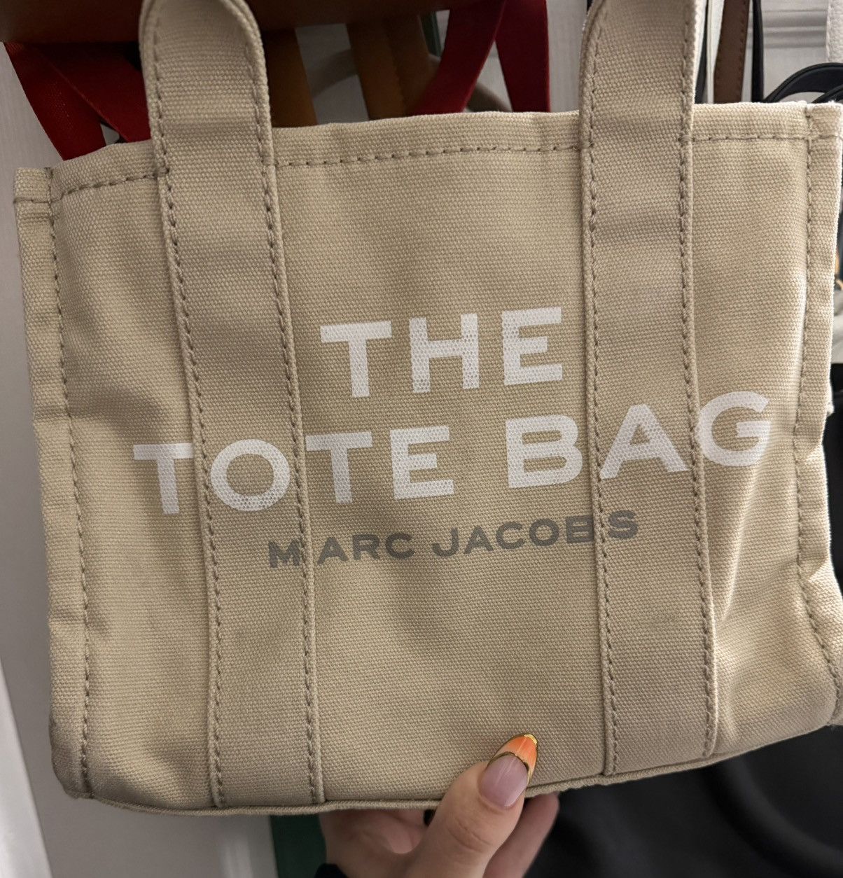 Marc Jacobs Marc Jacobs The Canvas Small Tote Bag ‘Beige’ Size ONE SIZE - 5 Thumbnail