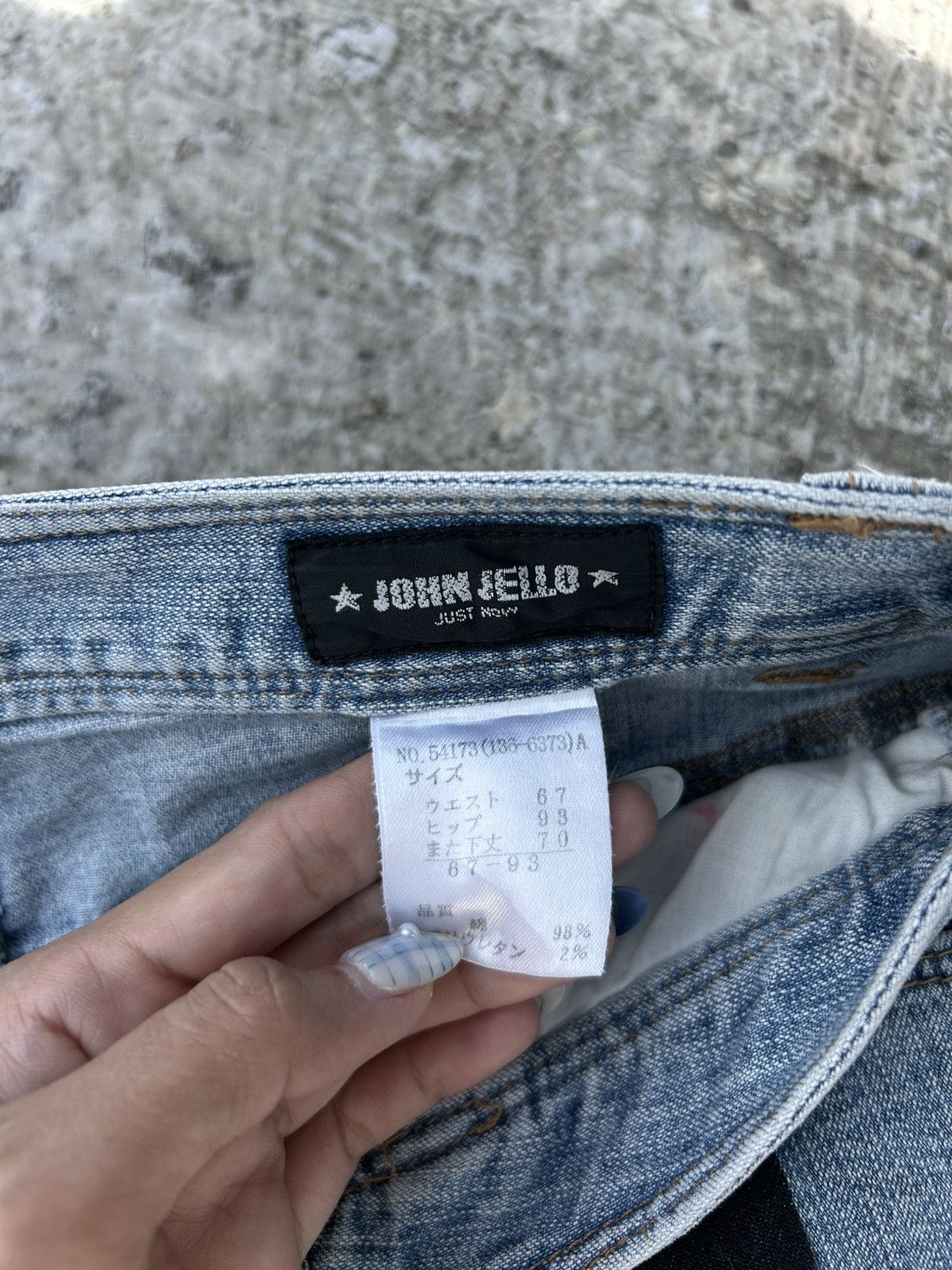 Handmade × Hysteric Glamour Jhon Jello Flare Jeans LGB style Size 29" - 3 Thumbnail