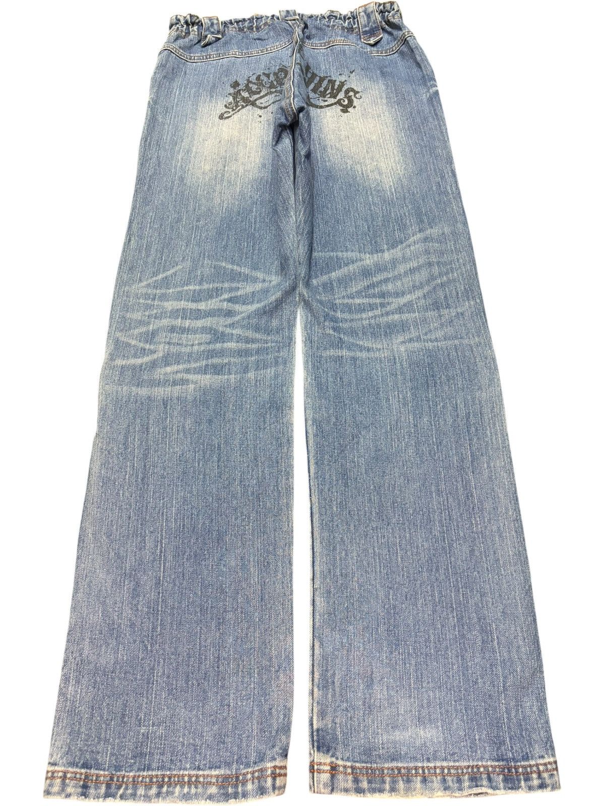 Affliction Vintage Japanese Algonquins Punk Distressed Jeans Size 26" / US 2 / IT 38 - 2 Thumbnail