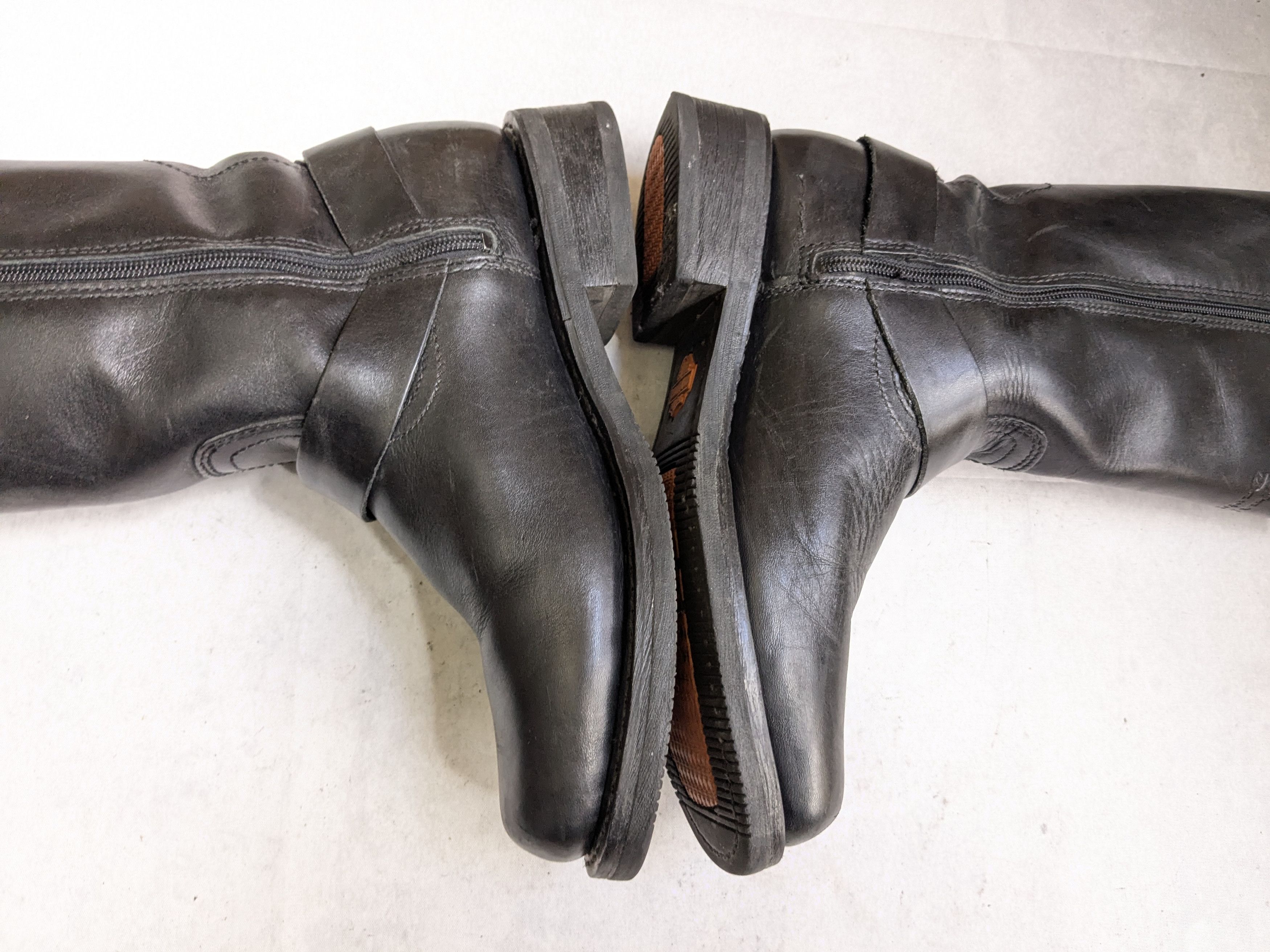 Harley Davidson Harley Davidson Harness Boots Black Leather 9 Leather Buckle Size US 9 / EU 42 - 13 Thumbnail